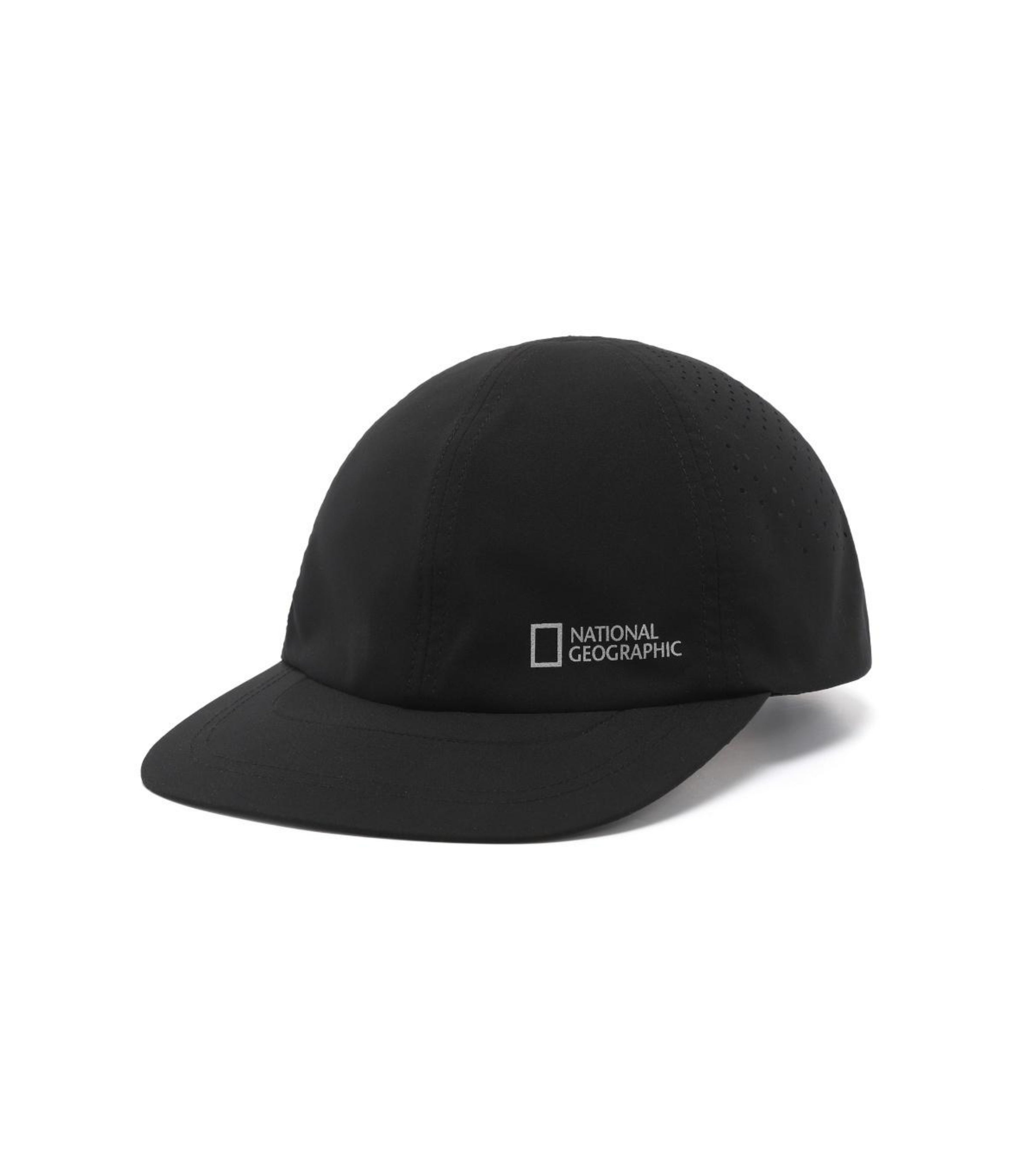 Perforated Stretch Cap<br>BLACK
