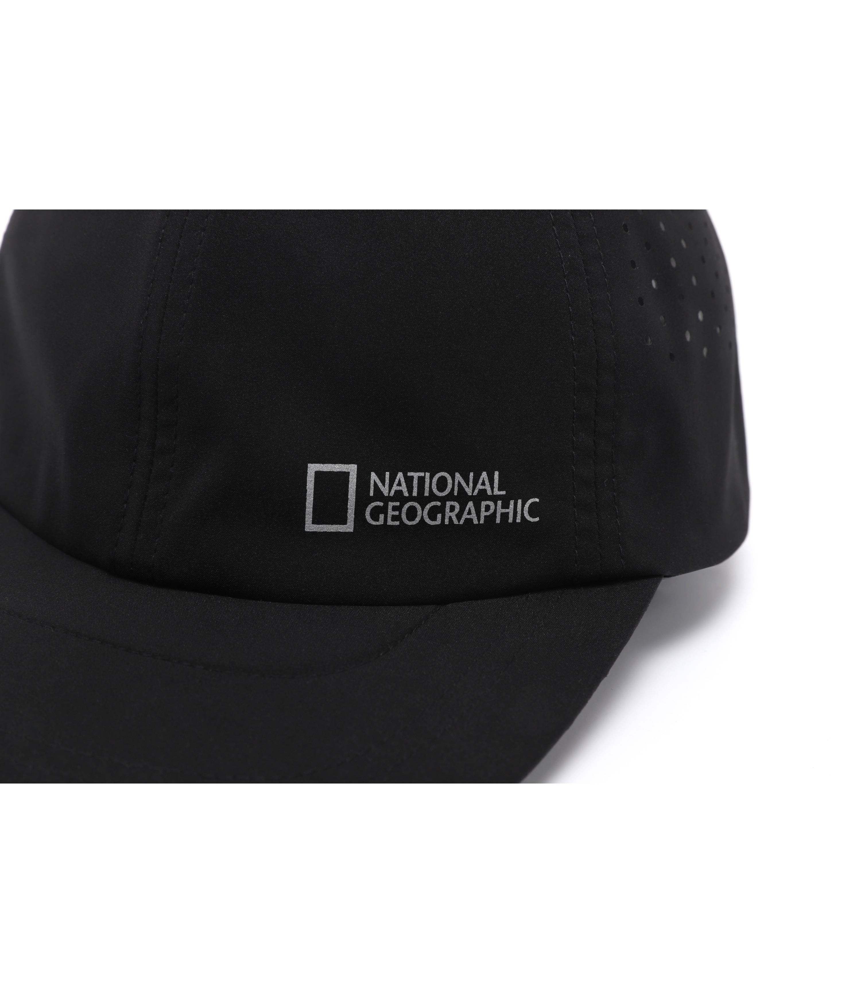 Perforated Stretch Cap<br>BLACK