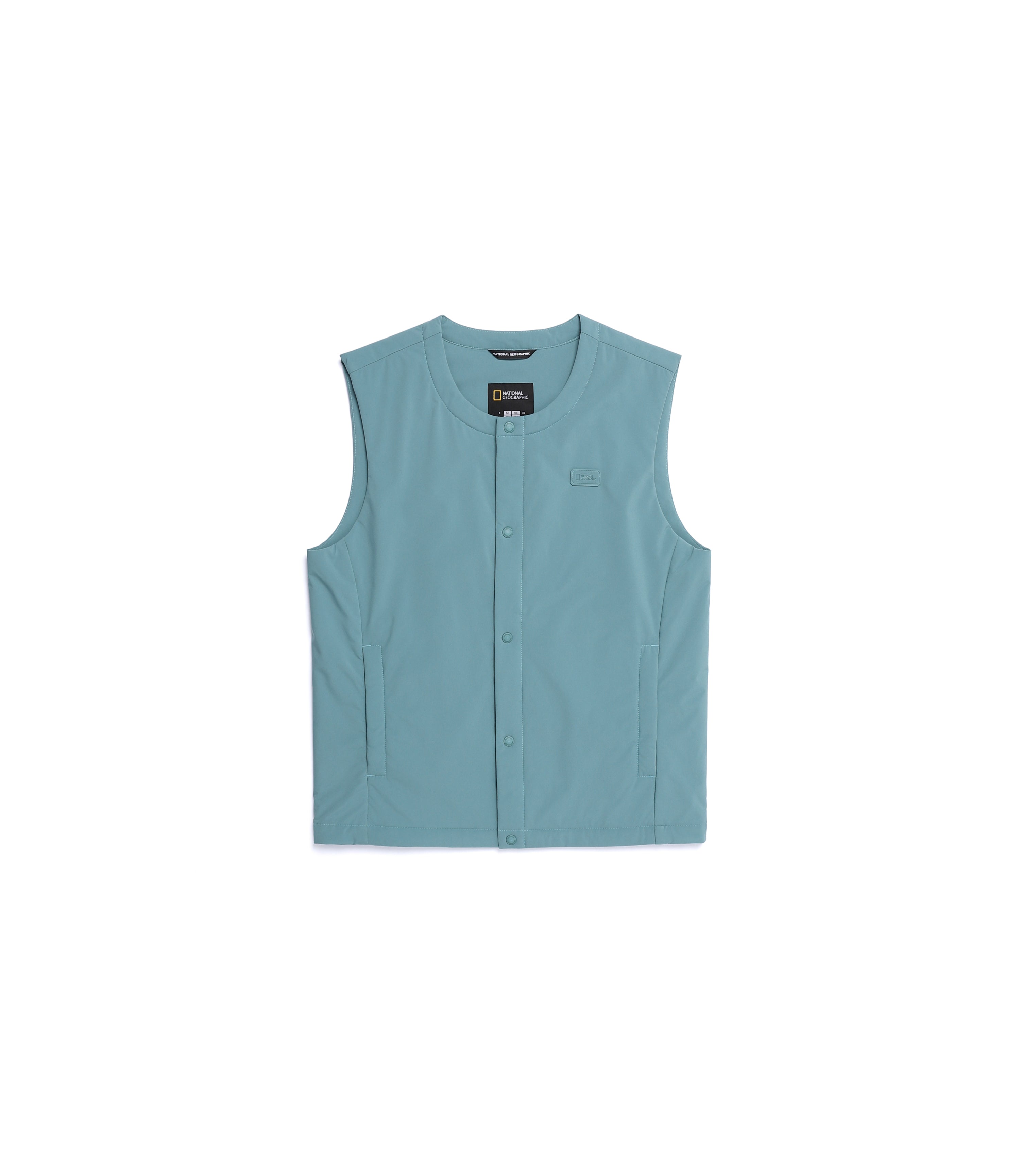 Unisex RHEA Ultra-Lightweight Padded Vest<br>LIGHT TEAL GREEN