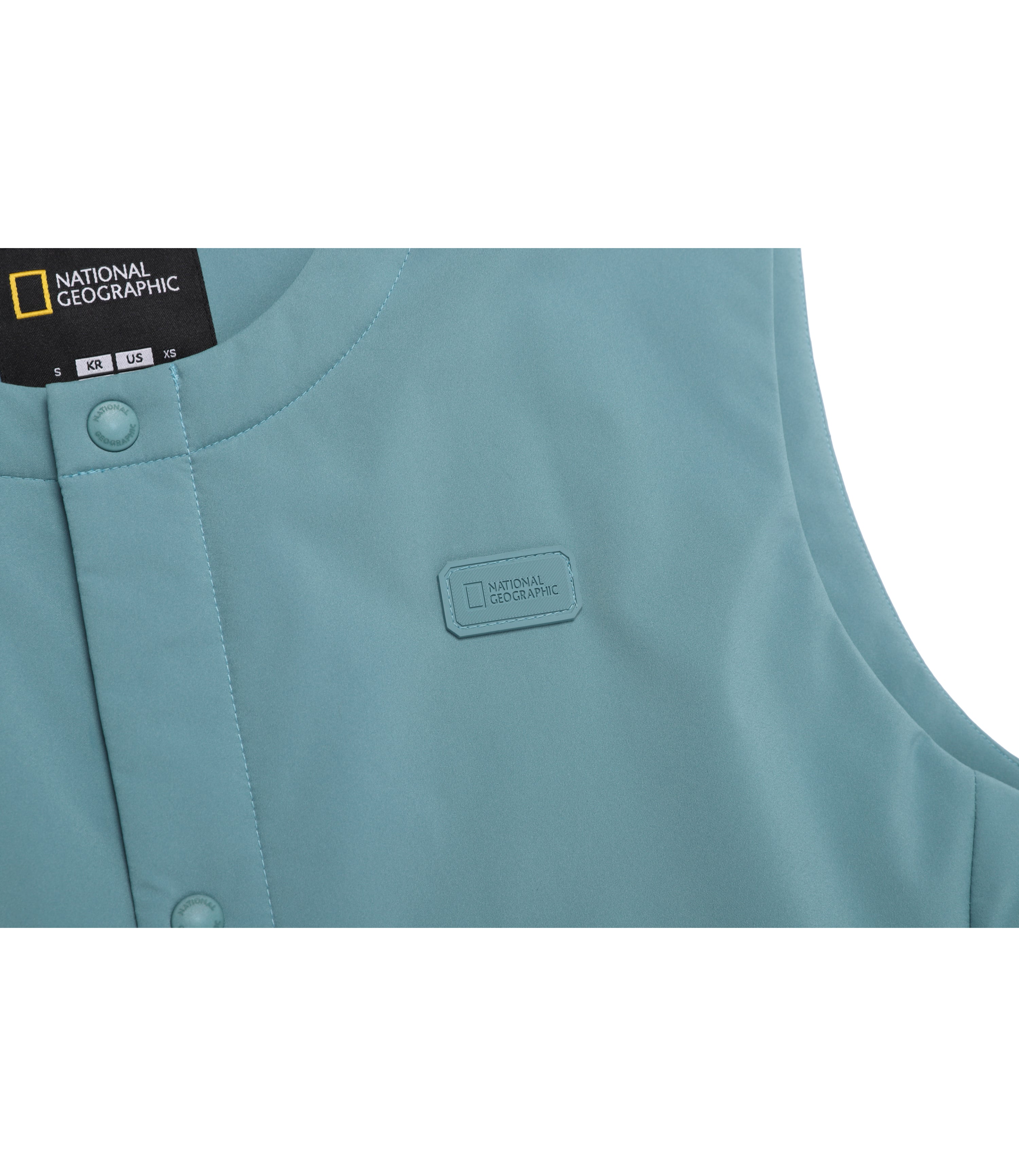 Unisex RHEA Ultra-Lightweight Padded Vest<br>LIGHT TEAL GREEN