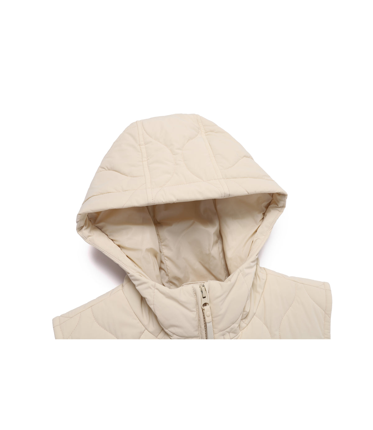 Women's ELK Padded Vest Dress<br>SILVER BIRCH