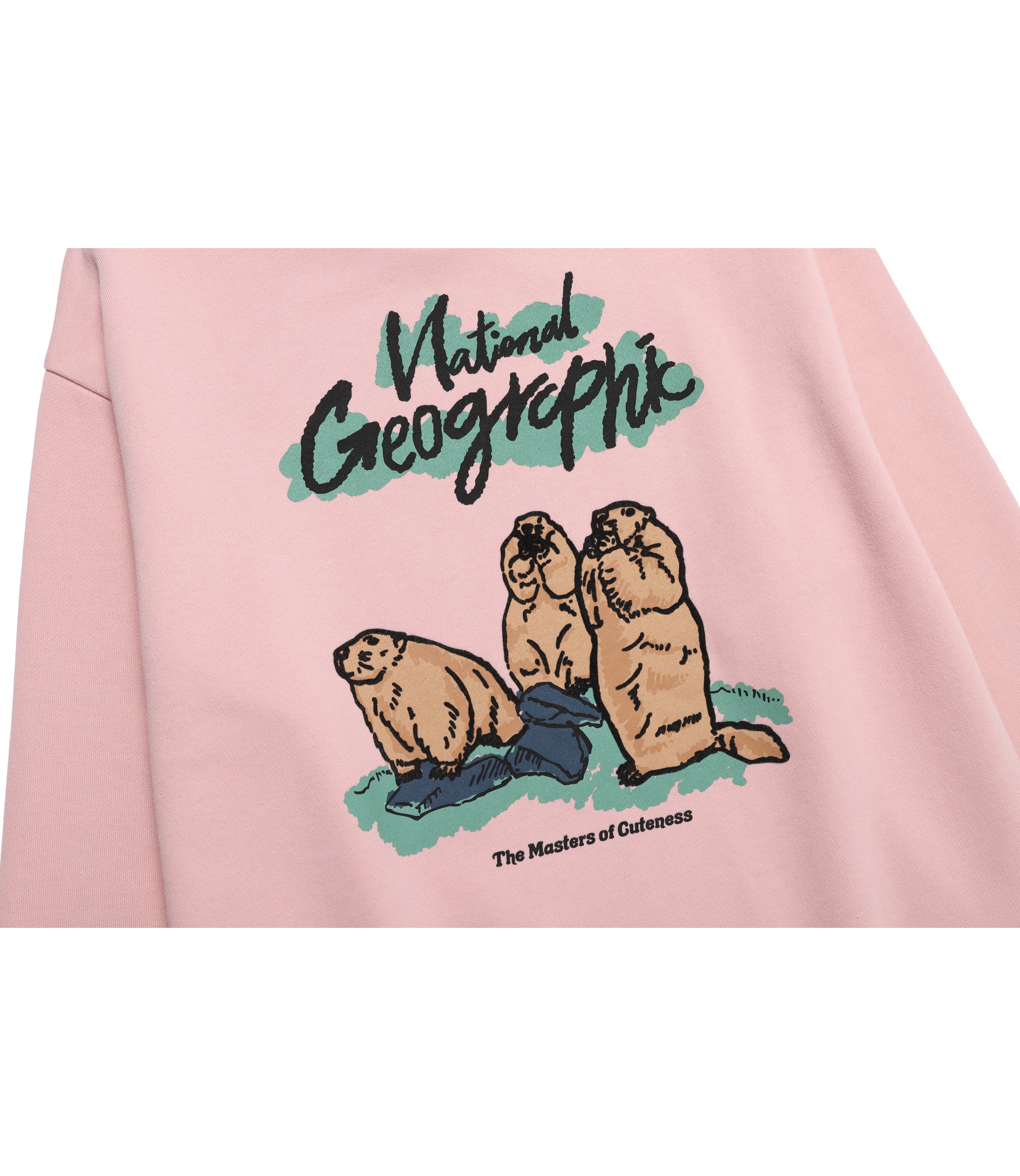 Unisex Animal Graphic Sweatshirt<br>PINK