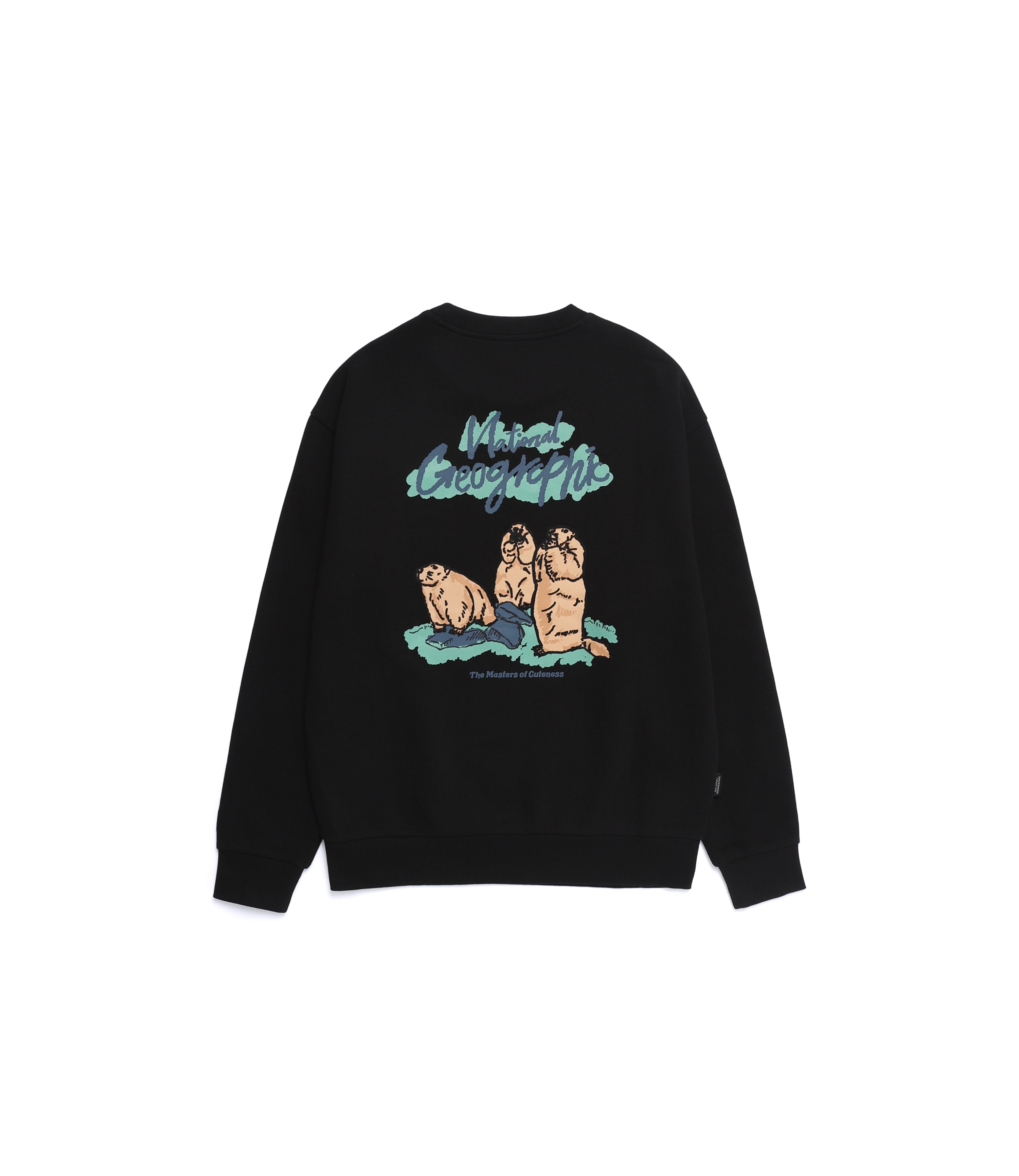 Unisex Animal Graphic Sweatshirt<br>BLACK