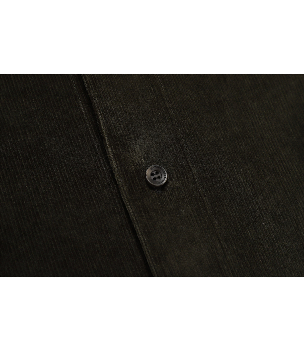Unisex Corduroy Shirt-Style Jacket<br>CHARCOAL KHAKI