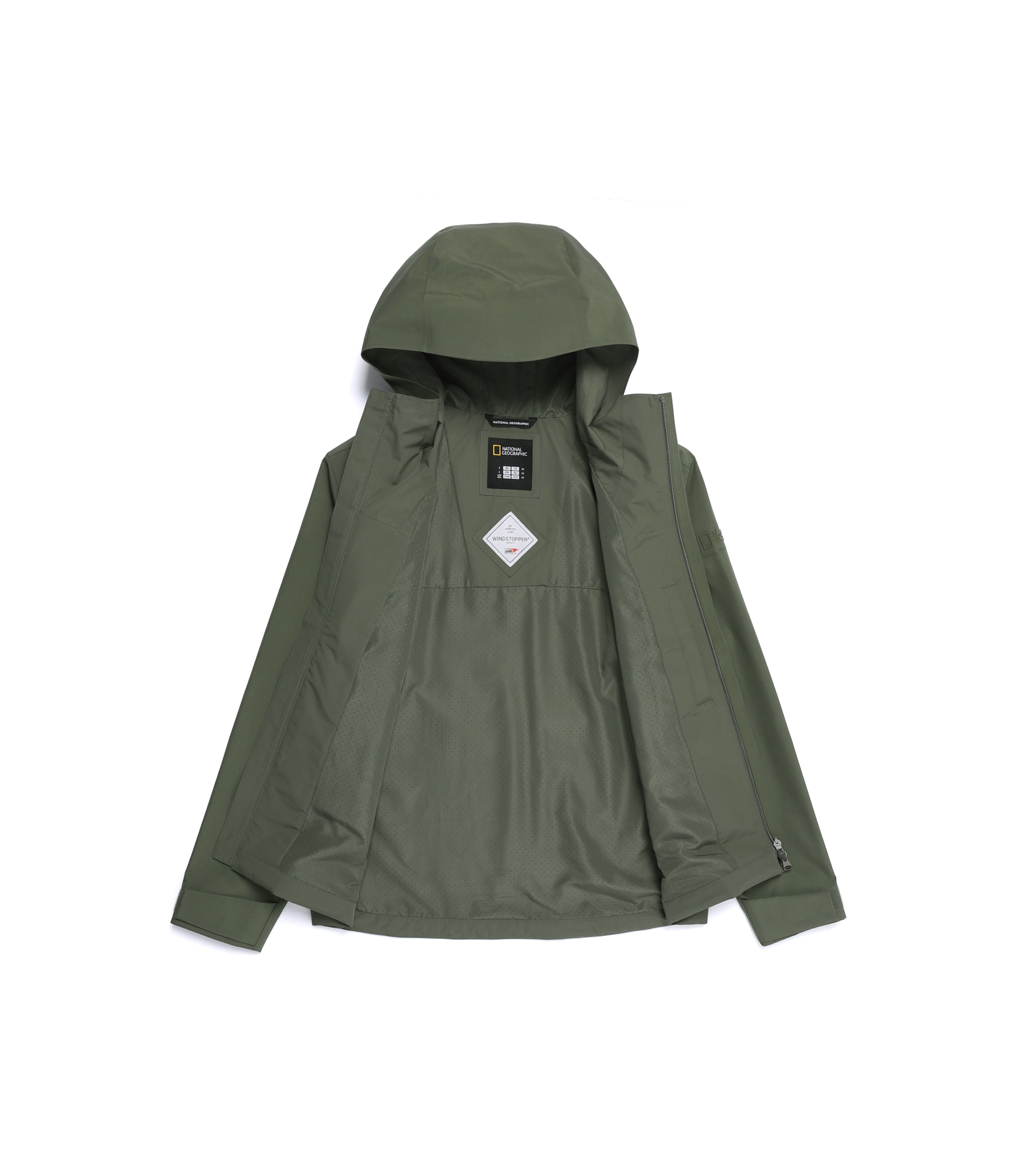 Unisex ATLAS Windstopper By Gore-Tex Labs 2-Layer Jacket<br>KHAKI