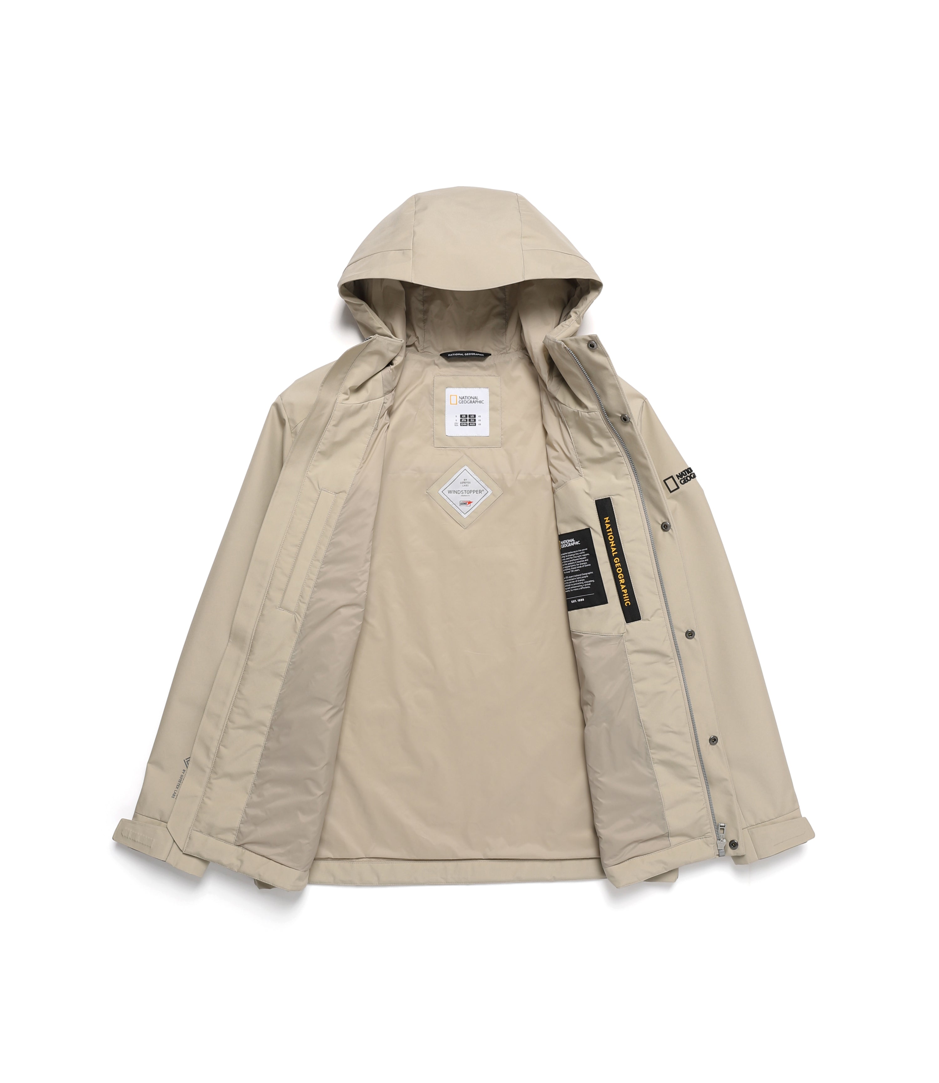 Unisex Urban Windstopper Goretex 2L Hooded Jacket<br>BEIGE