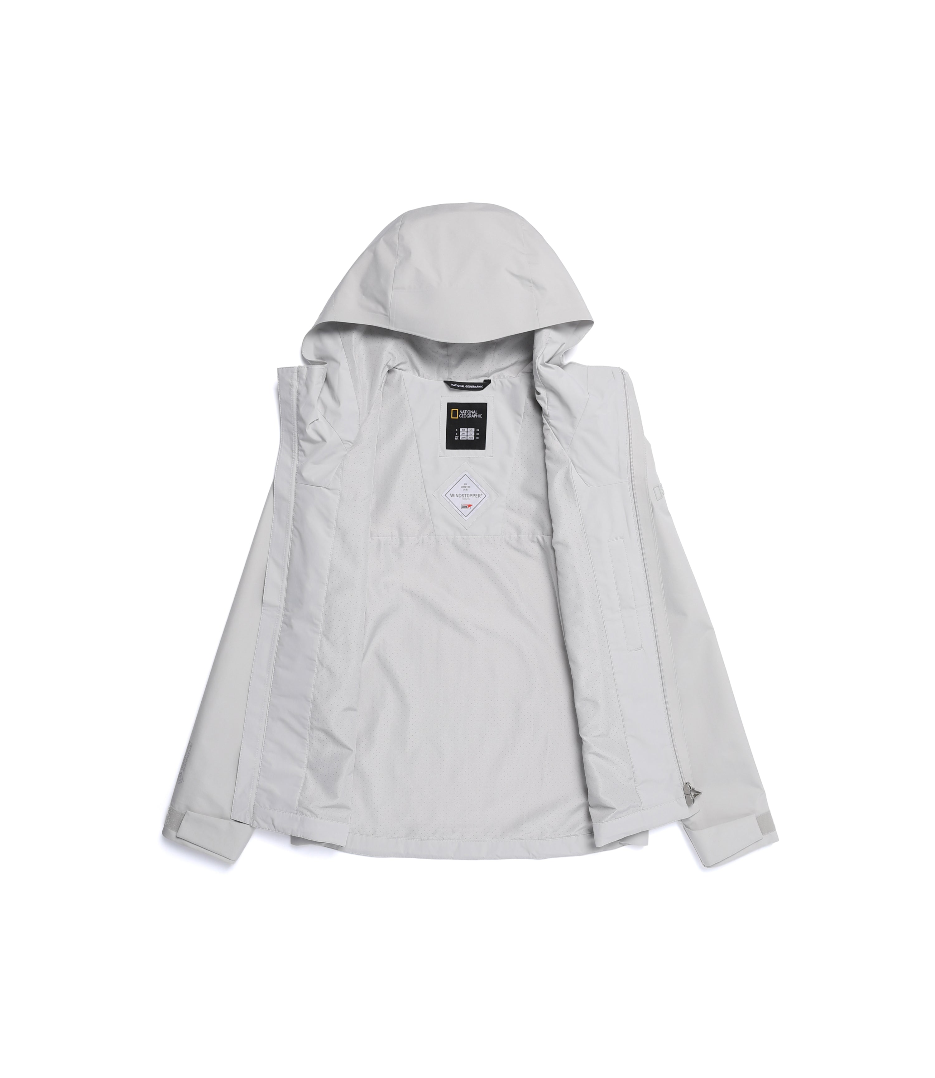 Unisex ATLAS Windstopper By Gore-Tex Labs 2-Layer Jacket<br>L/GREY