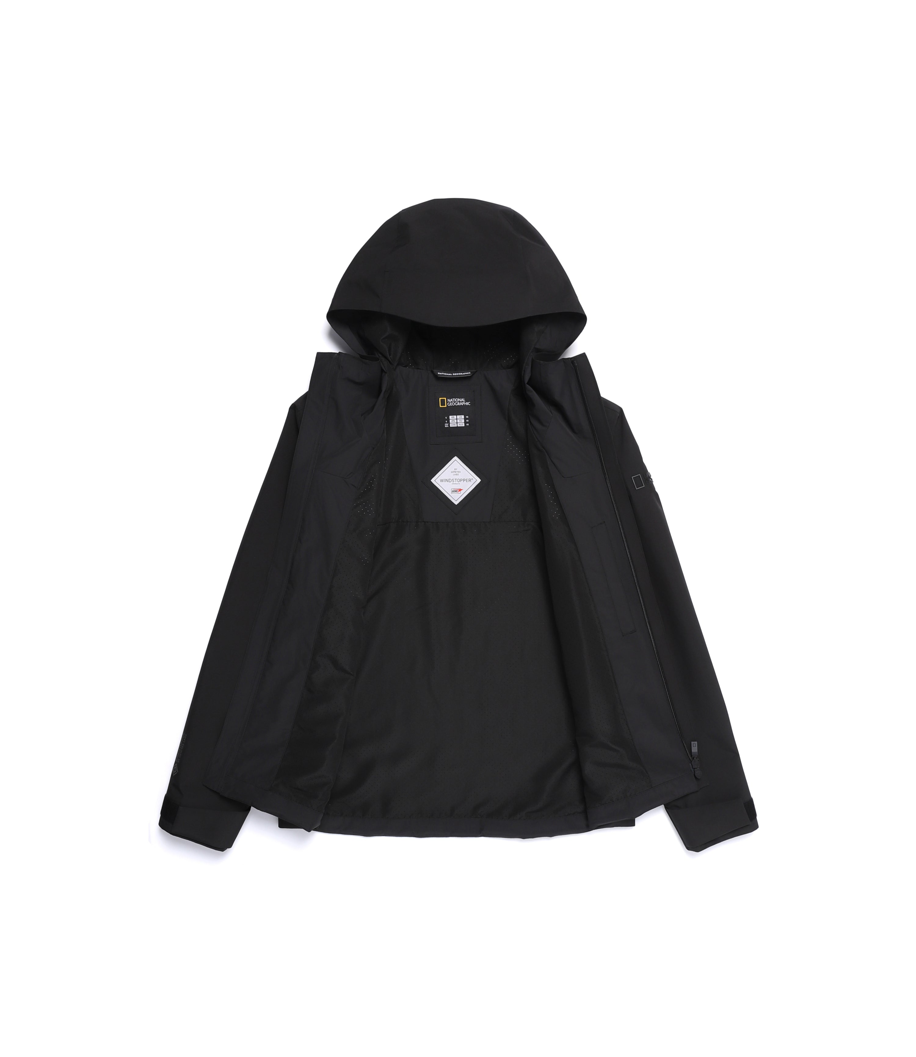 Unisex ATLAS Windstopper By Gore-Tex Labs 2-Layer Jacket<br>BLACK