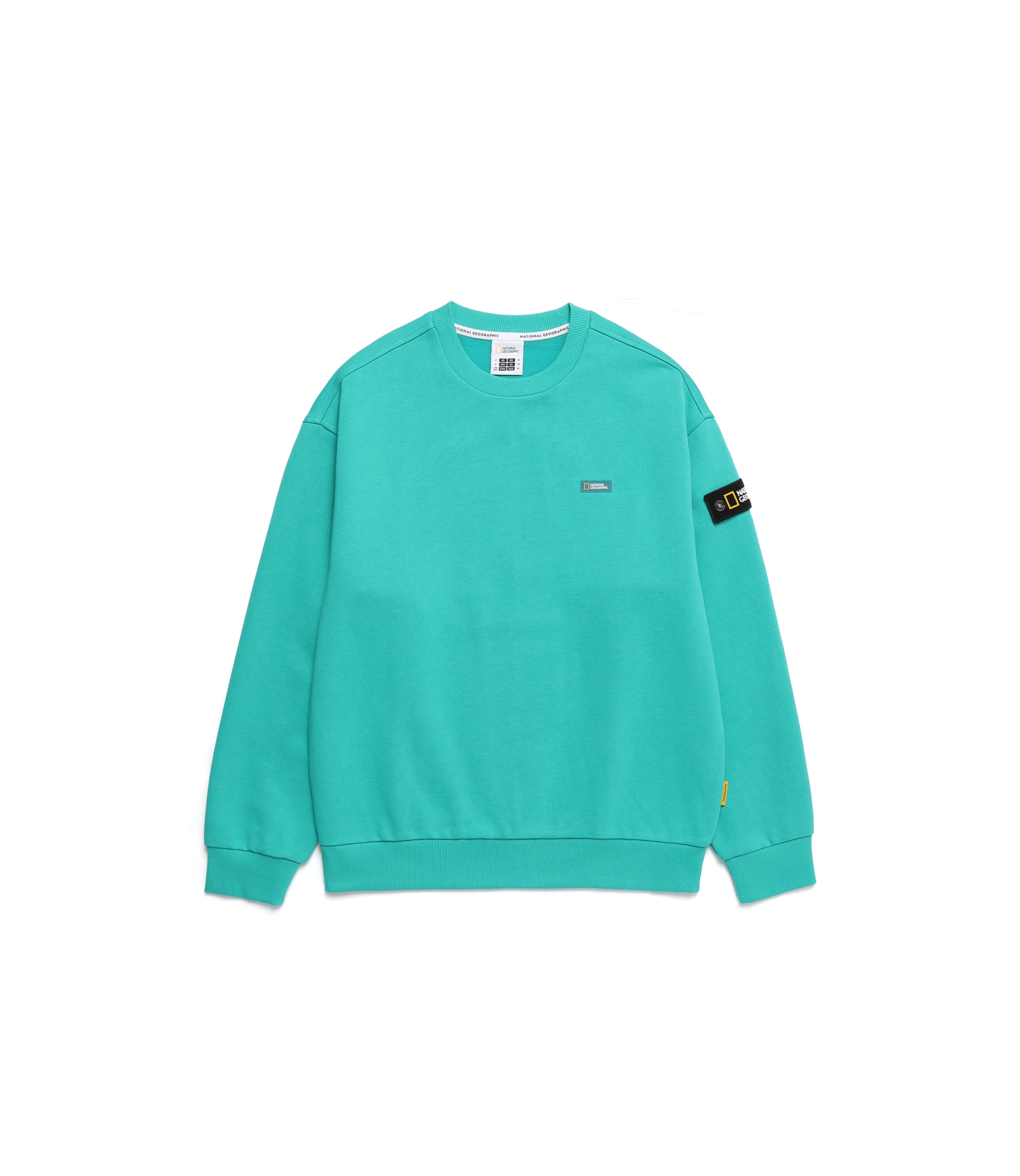 Unisex Glacier Concept Graphic Semi-Oversize Sweatshirt<br>MINT