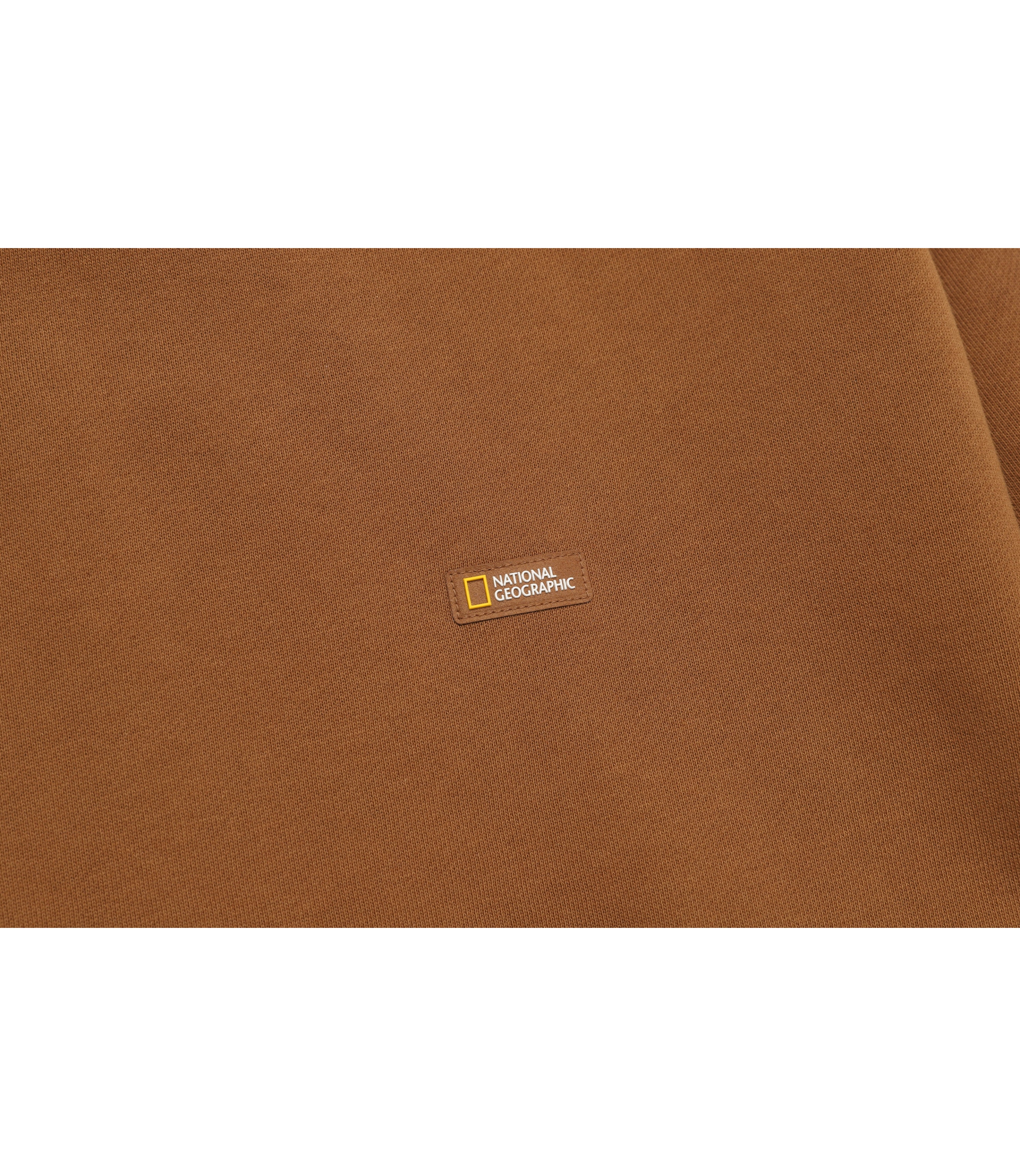 Unisex Glacier Concept Graphic Semi-Oversize Sweatshirt<br>TAN