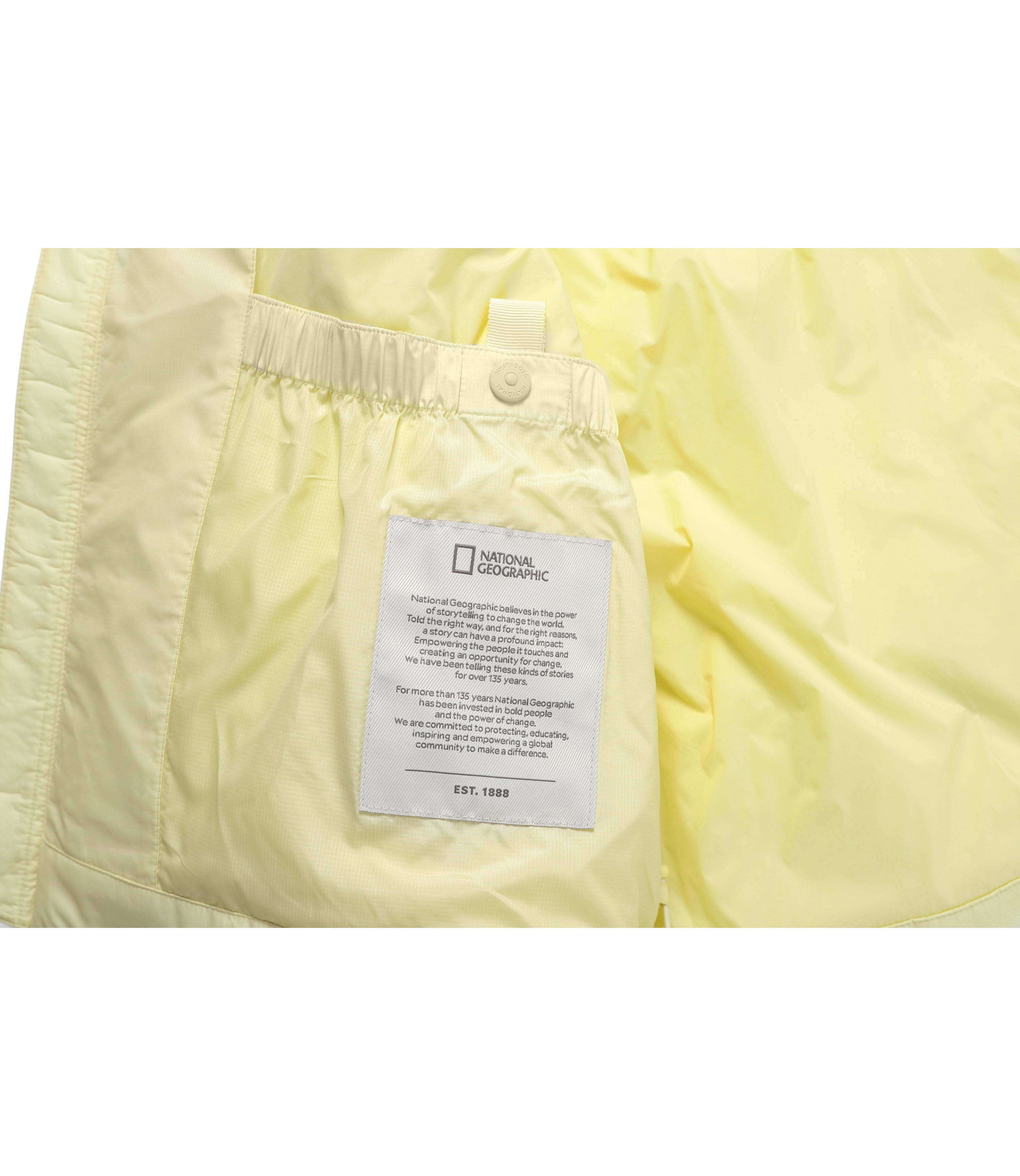 Unisex EIRA Short Length Hooded Goose Down Jumper<br>LIME