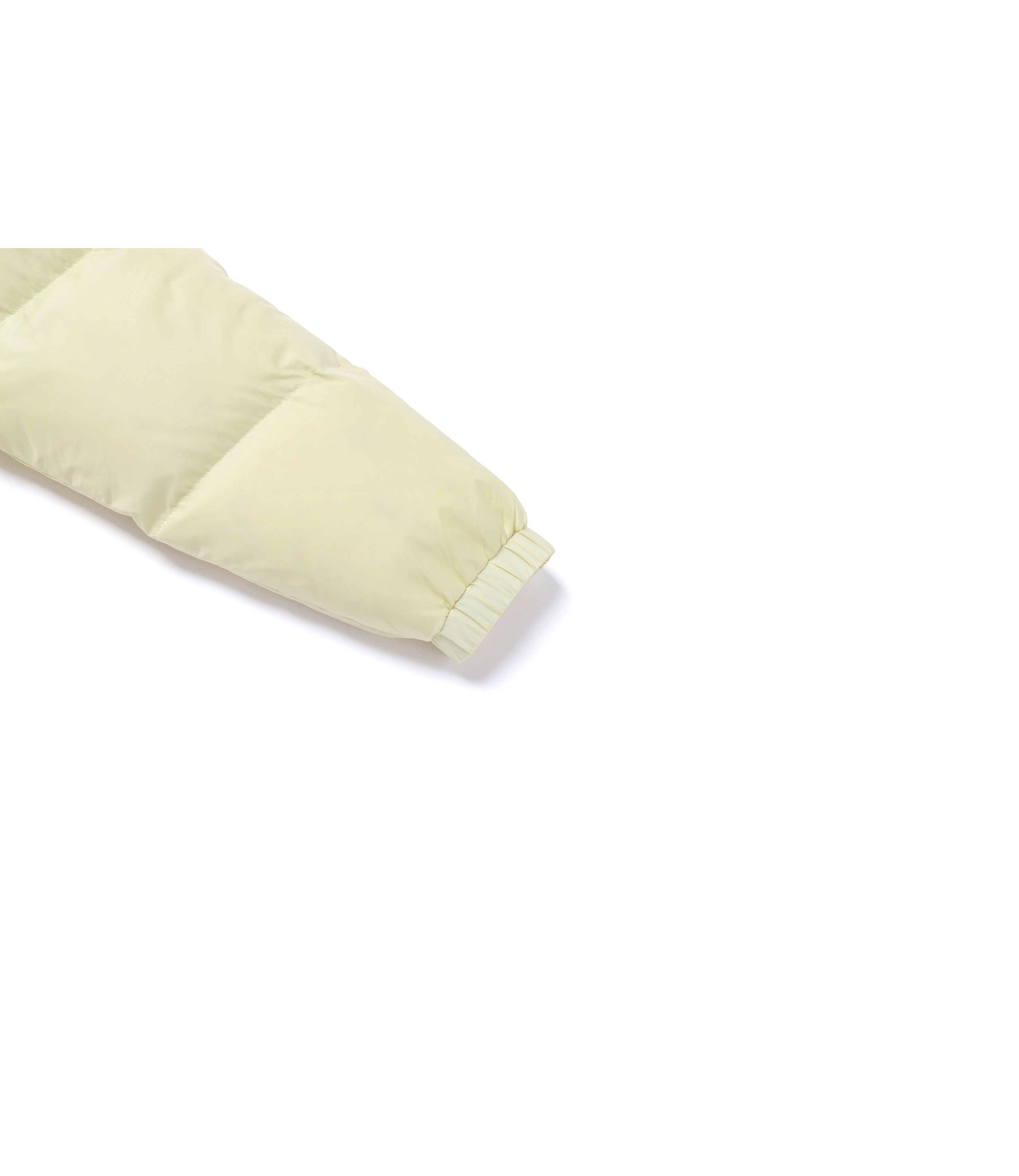 Unisex EIRA Short Length Hooded Goose Down Jumper<br>LIME