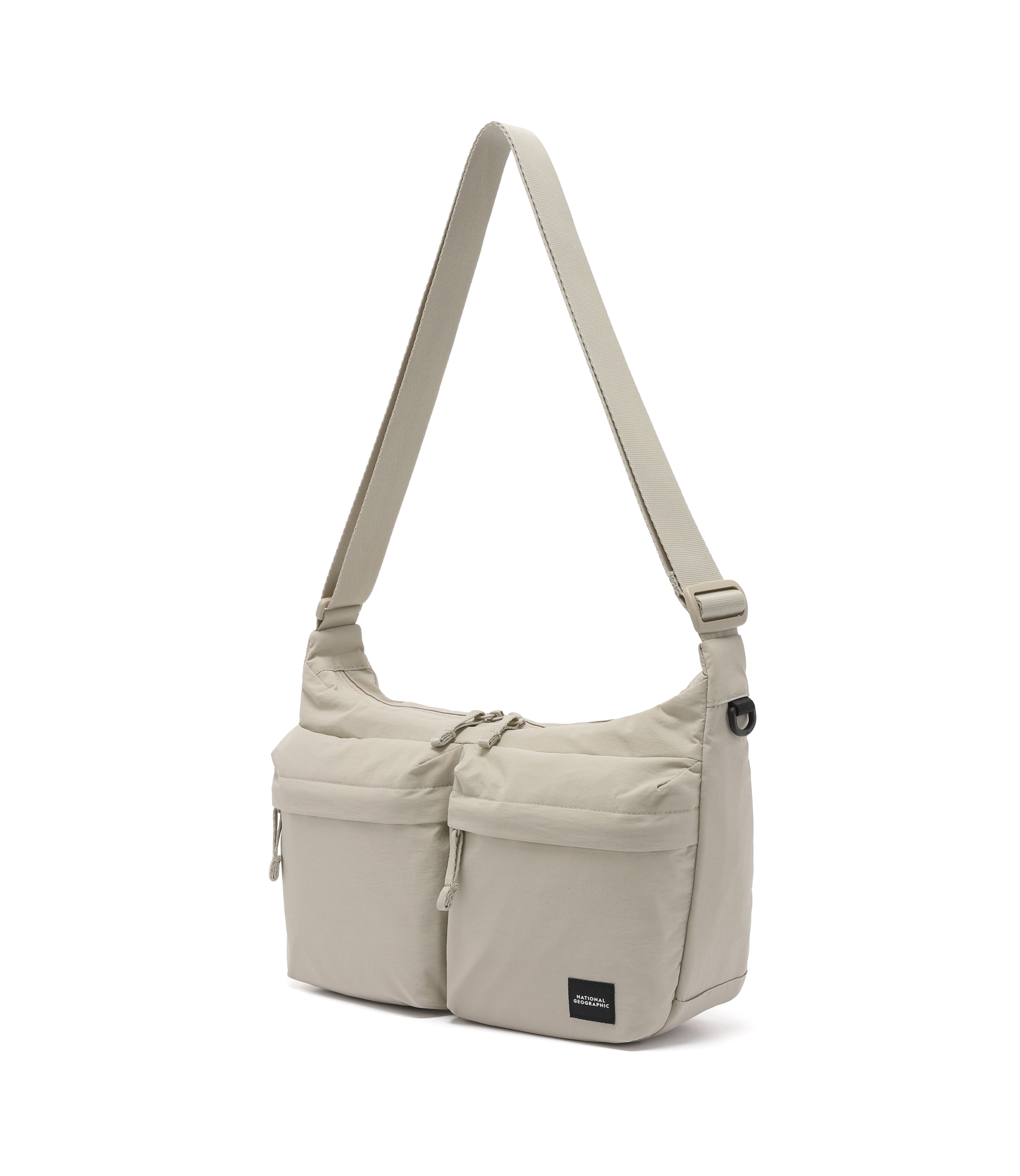 ADELIE Light Double Crossbody Bag<br>BEIGE