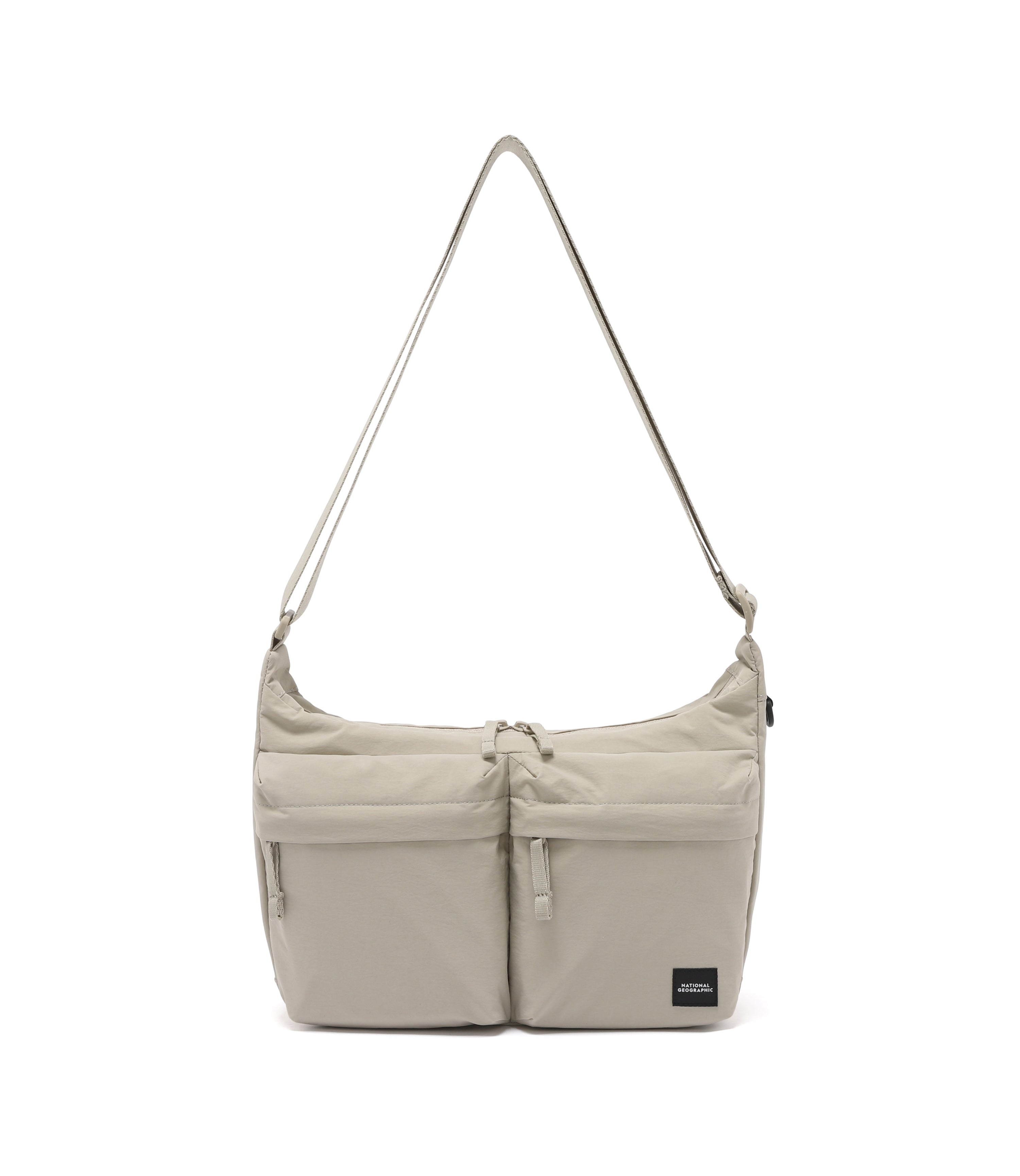 ADELIE Light Double Crossbody Bag<br>BEIGE