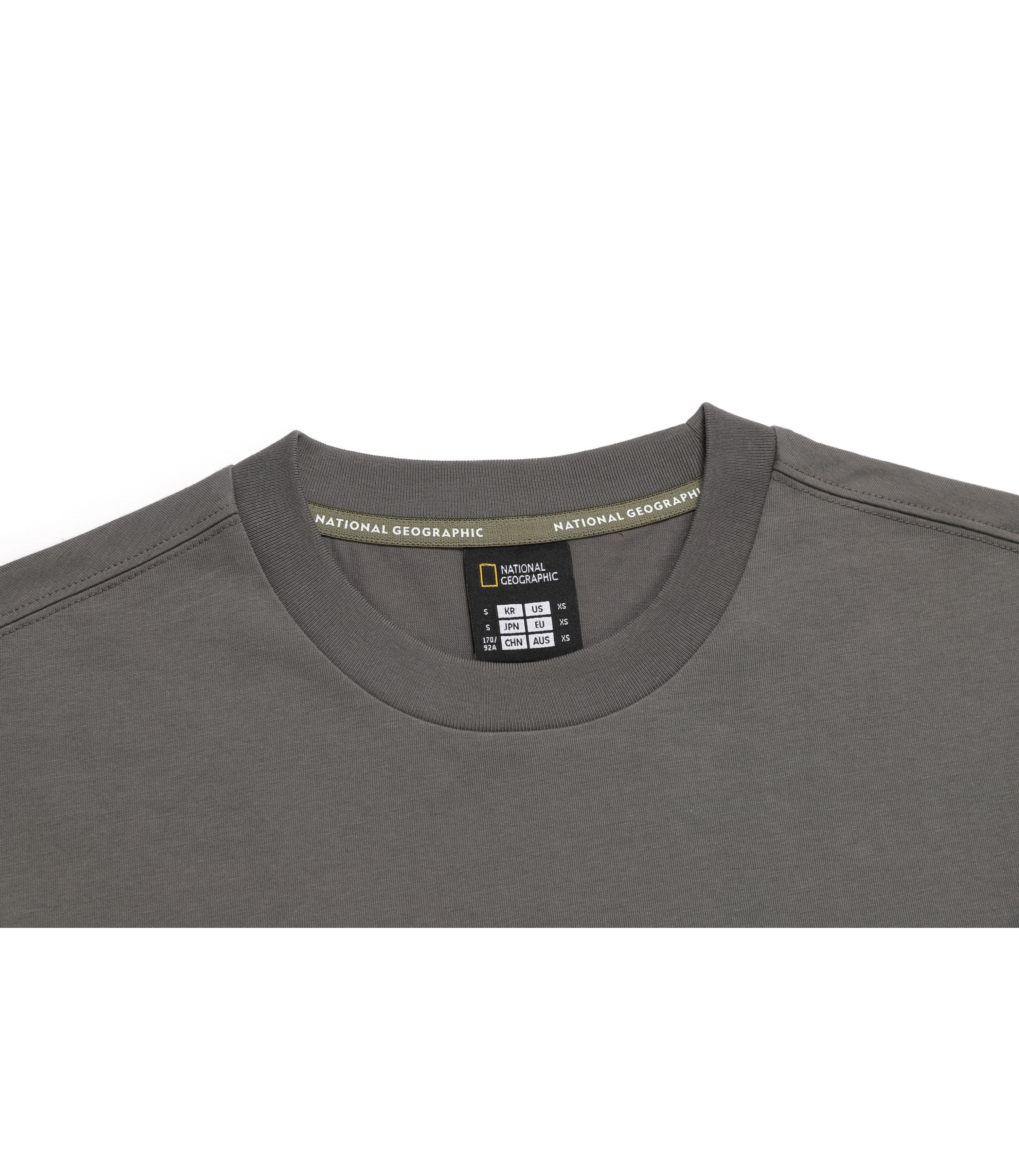 Unisex Glacier Concept Graphic Long Sleeve Tee<br>STONE GREY