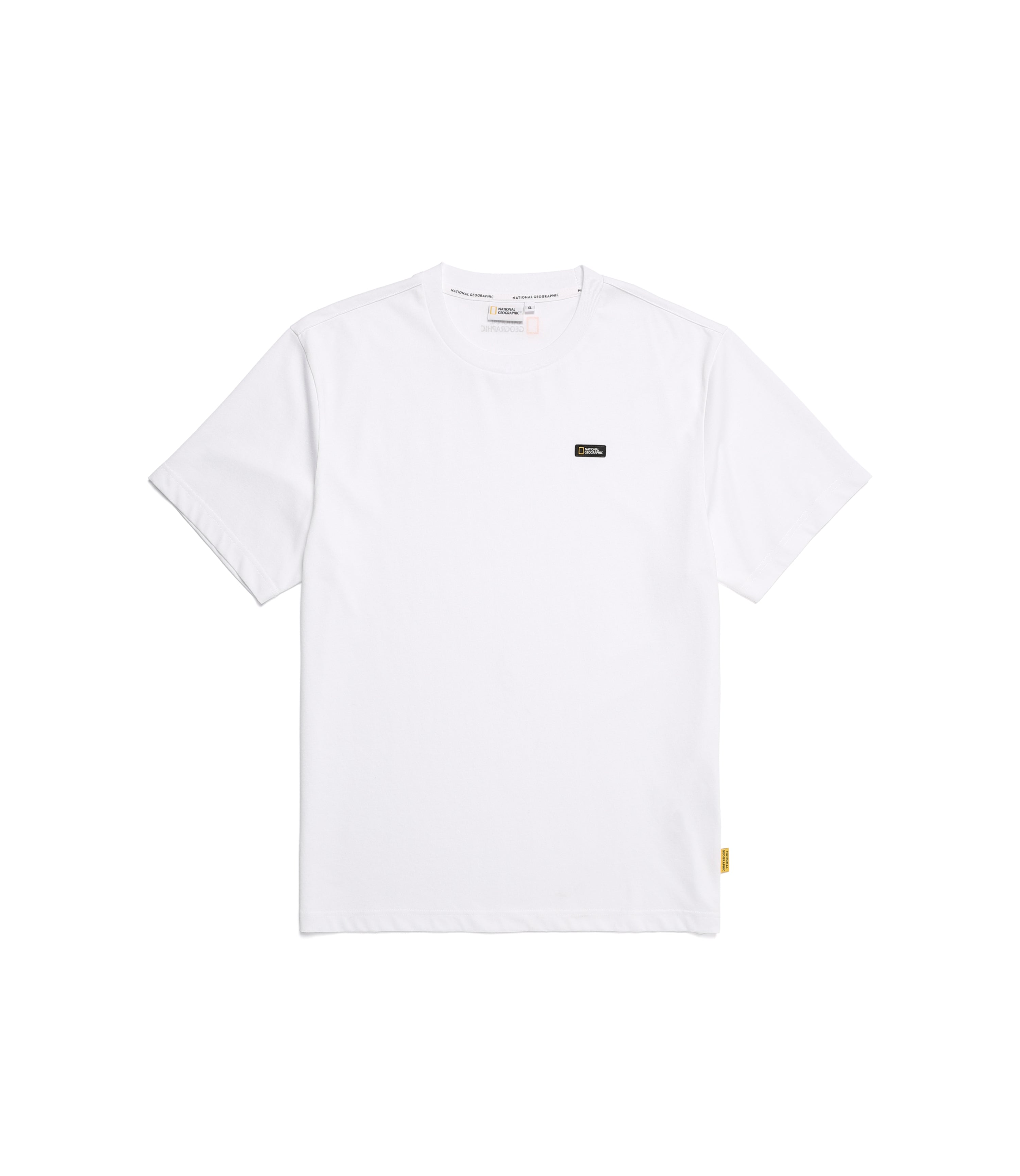 Unisex NEODY Small LOGO Short Sleeve Tee<br>WHITE