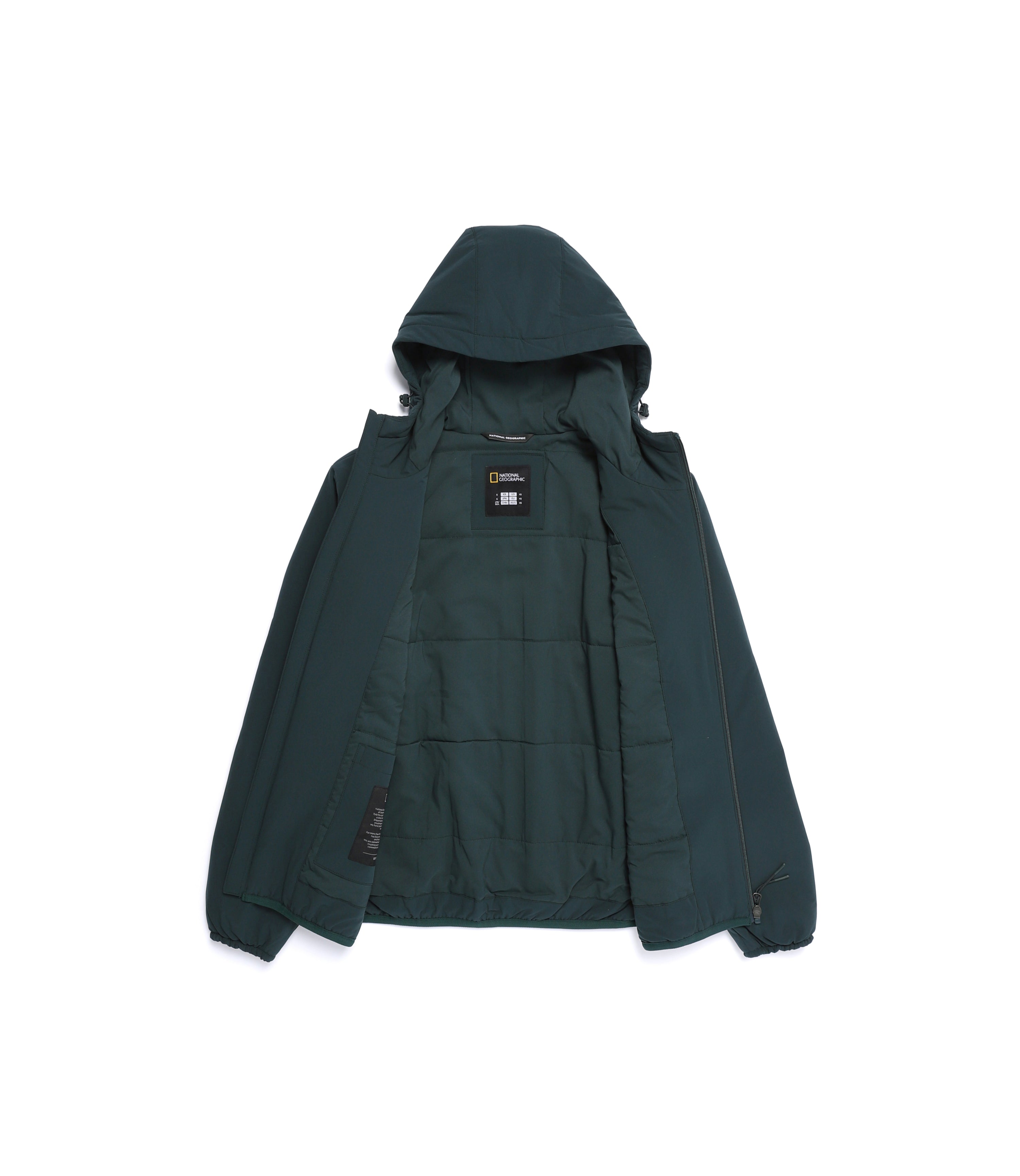 Unisex Lopura Wool Padded Jumper<br>D/GREEN