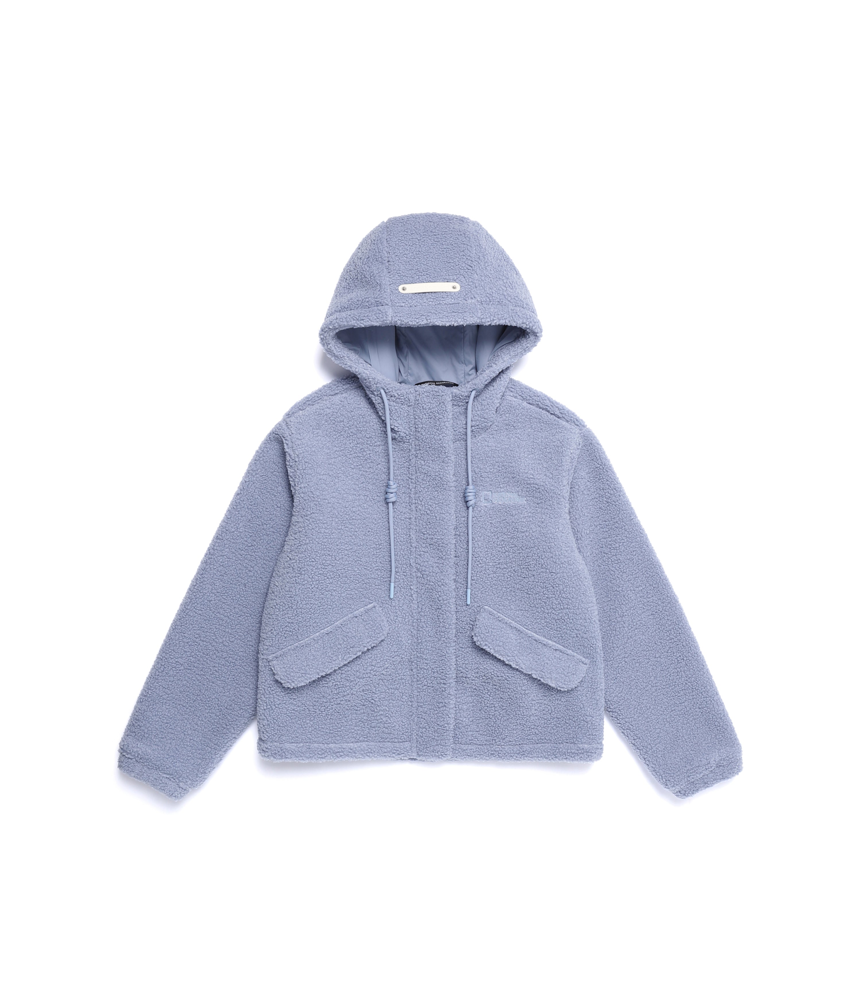 Women's Fleece Hooded Jumper<br>L/BLUE