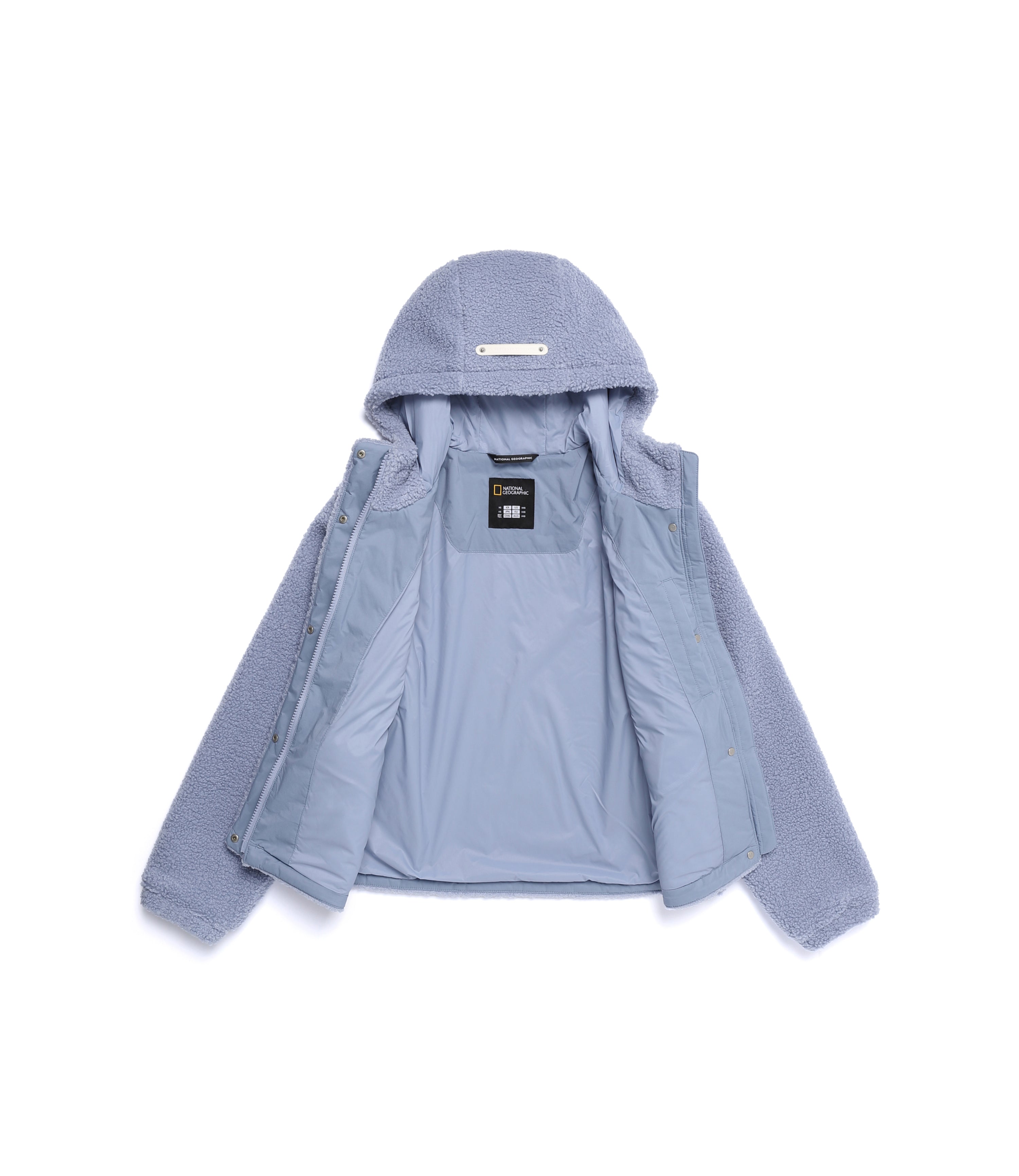 Women's Fleece Hooded Jumper<br>L/BLUE
