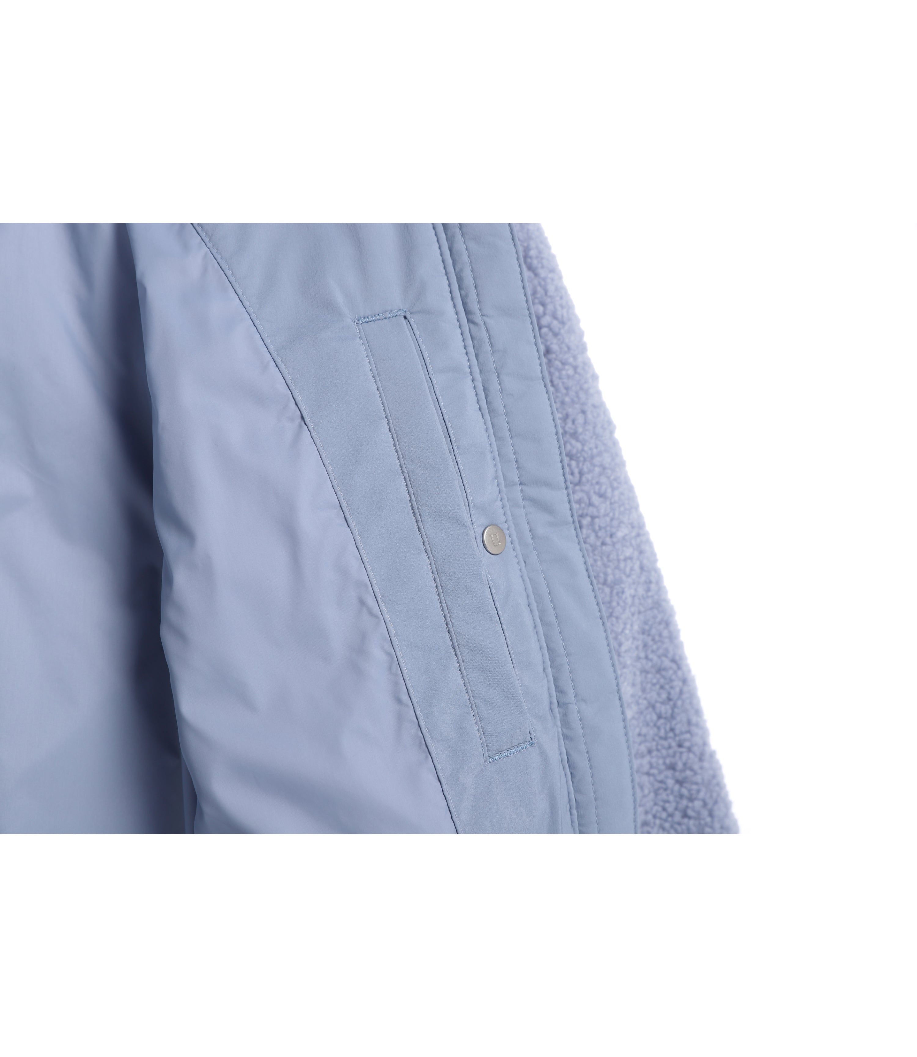 Women's Fleece Hooded Jumper<br>L/BLUE