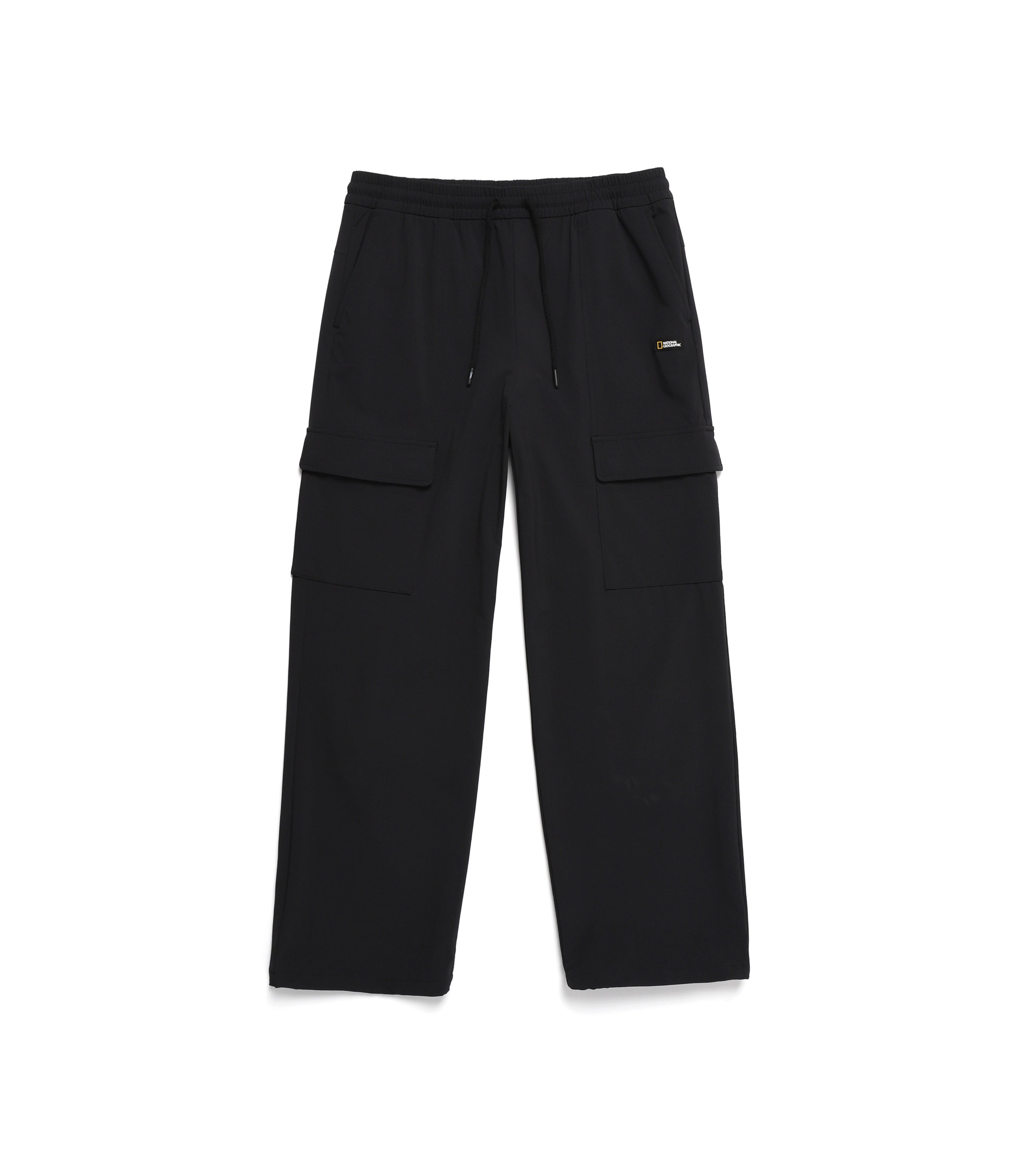 Women's Archelon Stretched Woven Stretch Wide Pants<br>CARBON BLACK