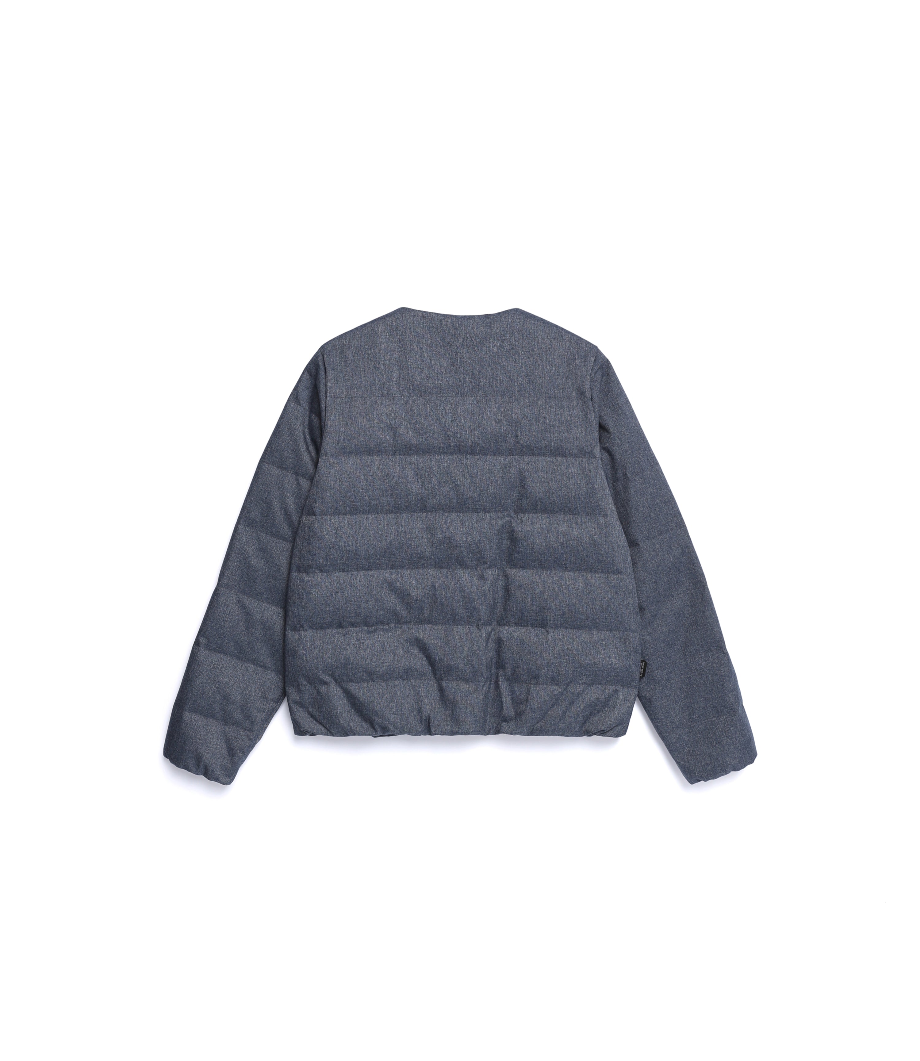Women's HERON U-Neck Light Down Jumper (Denim)<br>INDIGO
