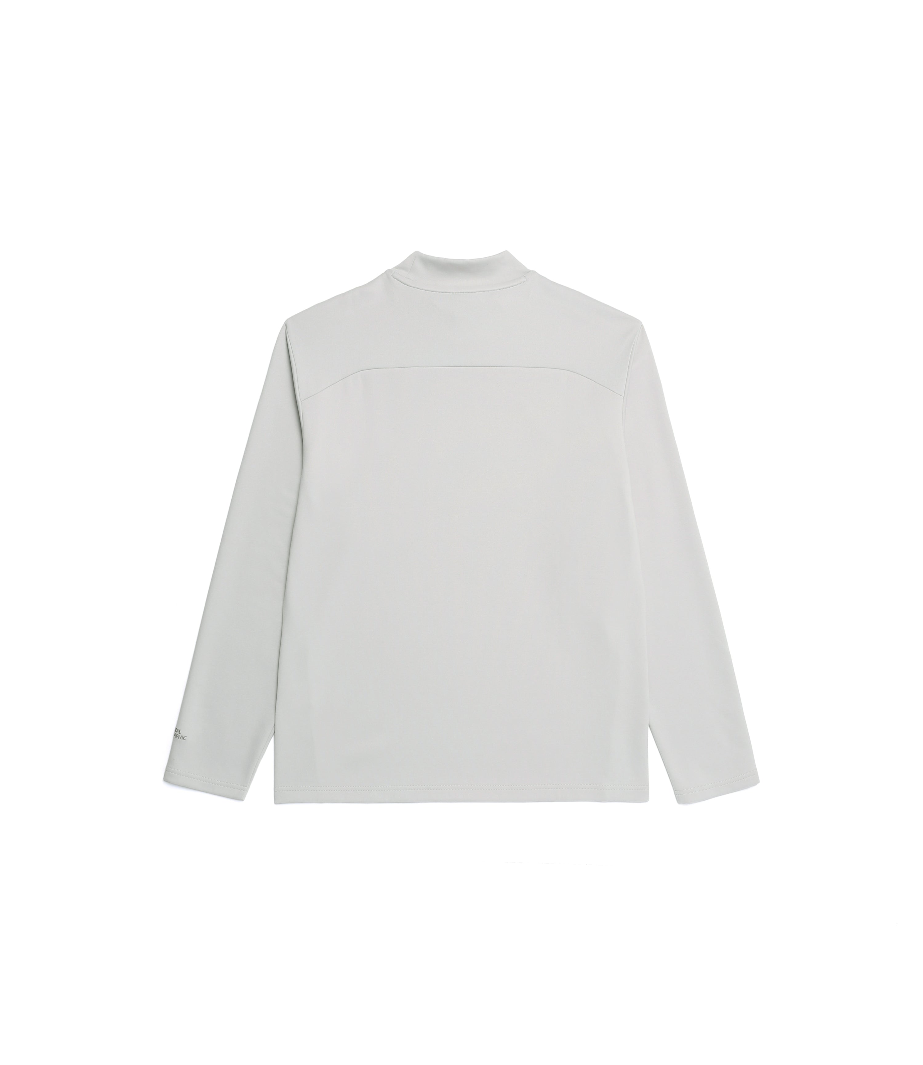 Men's Half-Neck Long Sleeve Tee<br>L/GREY