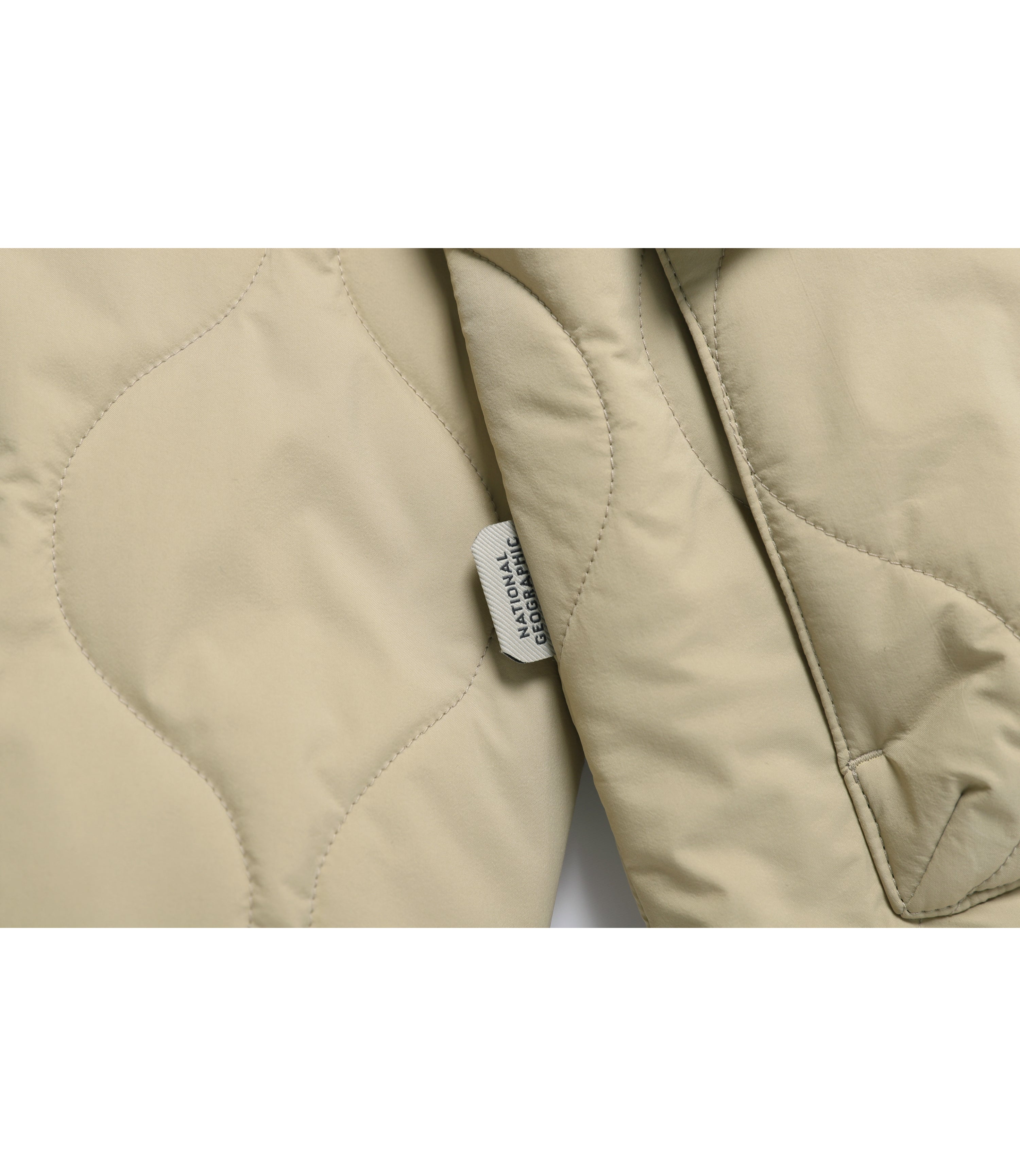 Unisex NRN Quilted Padding Jumper<br>MOURNING BEIGE