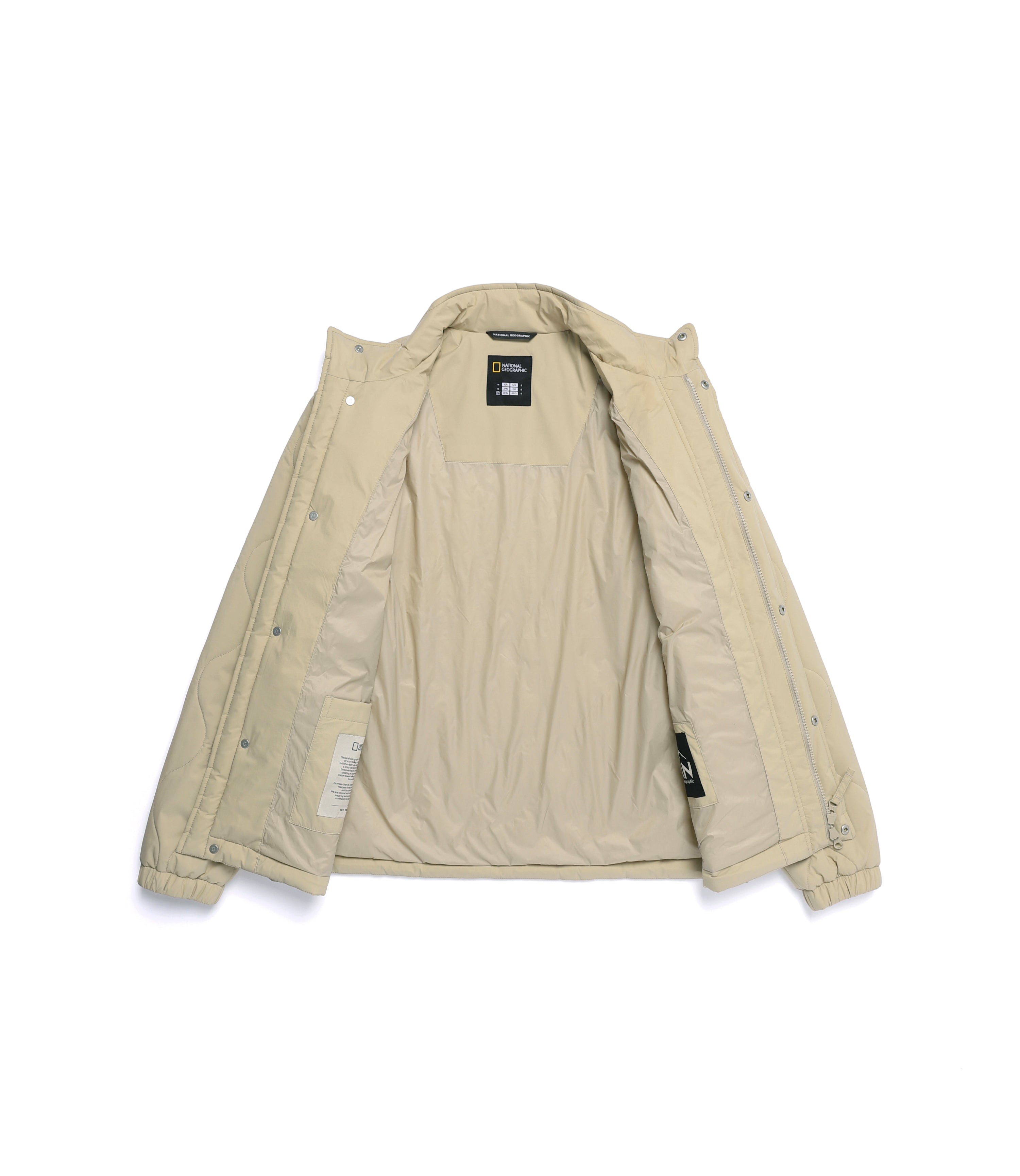 Unisex NRN Quilted Padding Jumper<br>MOURNING BEIGE