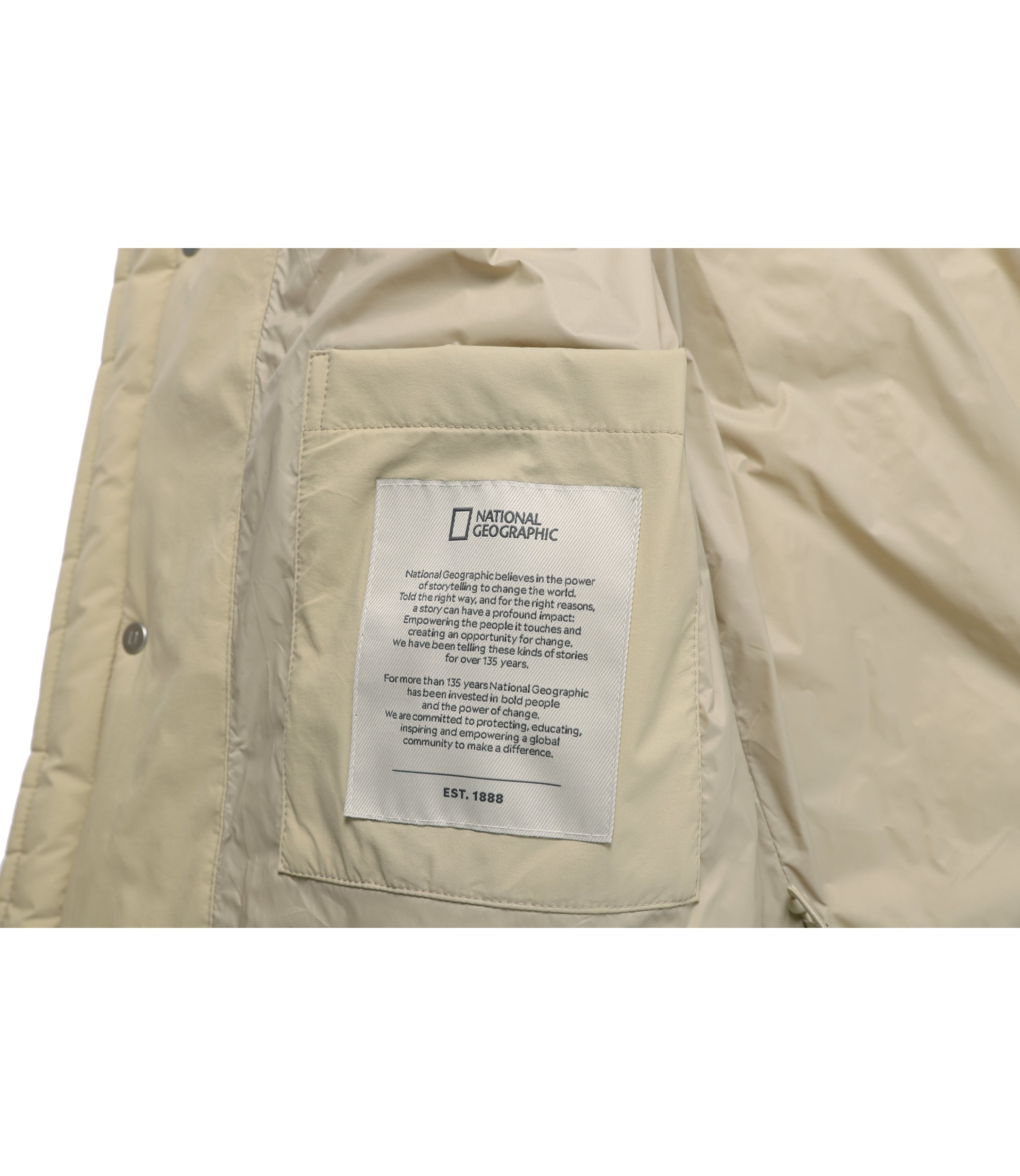 Unisex NRN Quilted Padding Jumper<br>MOURNING BEIGE