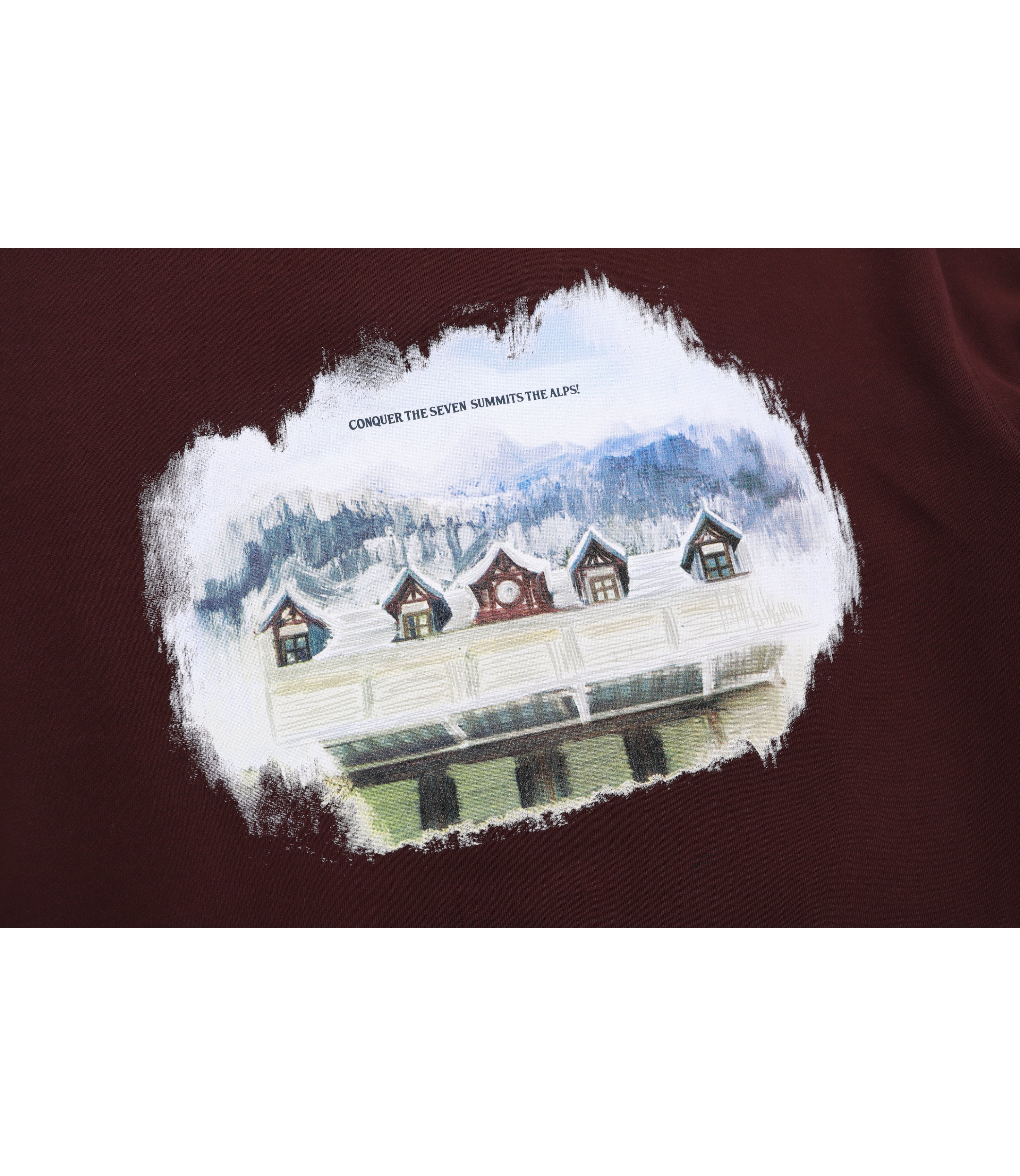 Unisex NRN Graphic Hoodie<br>WINE