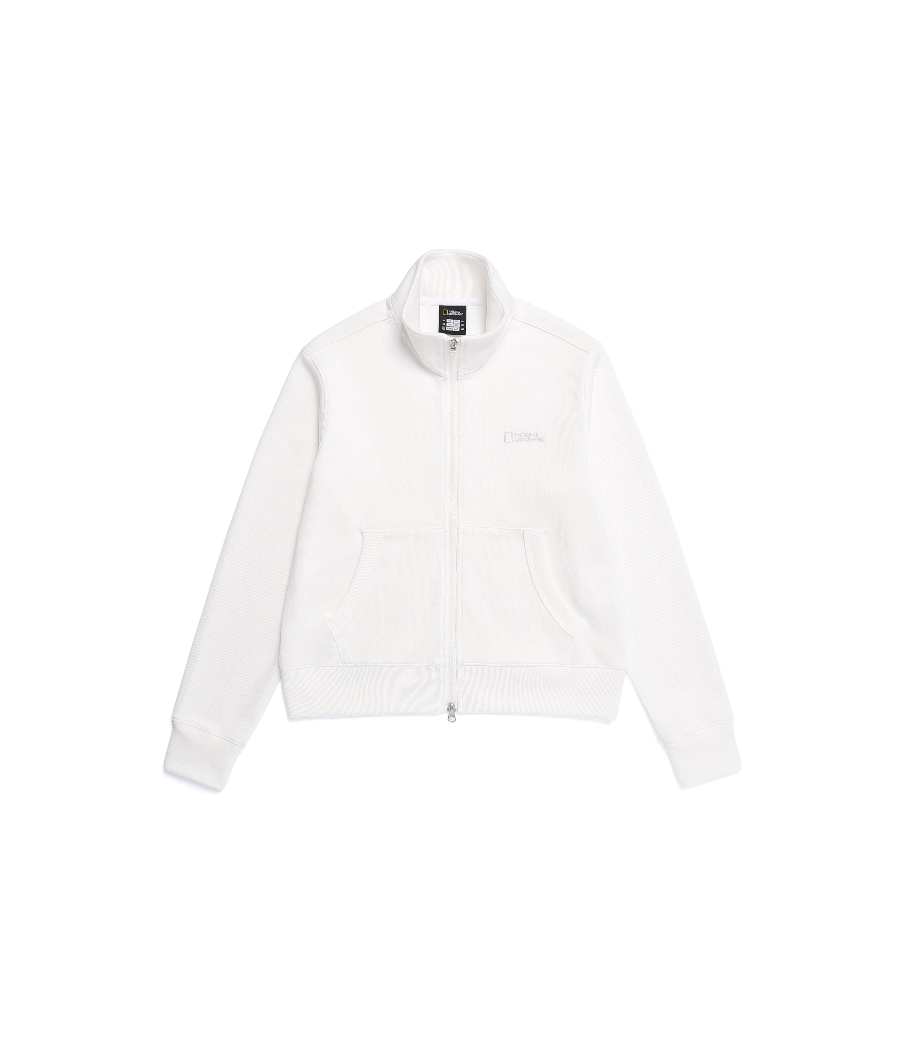 Women's Mars Training Full Zip-Up Jacket<br>O/WHITE
