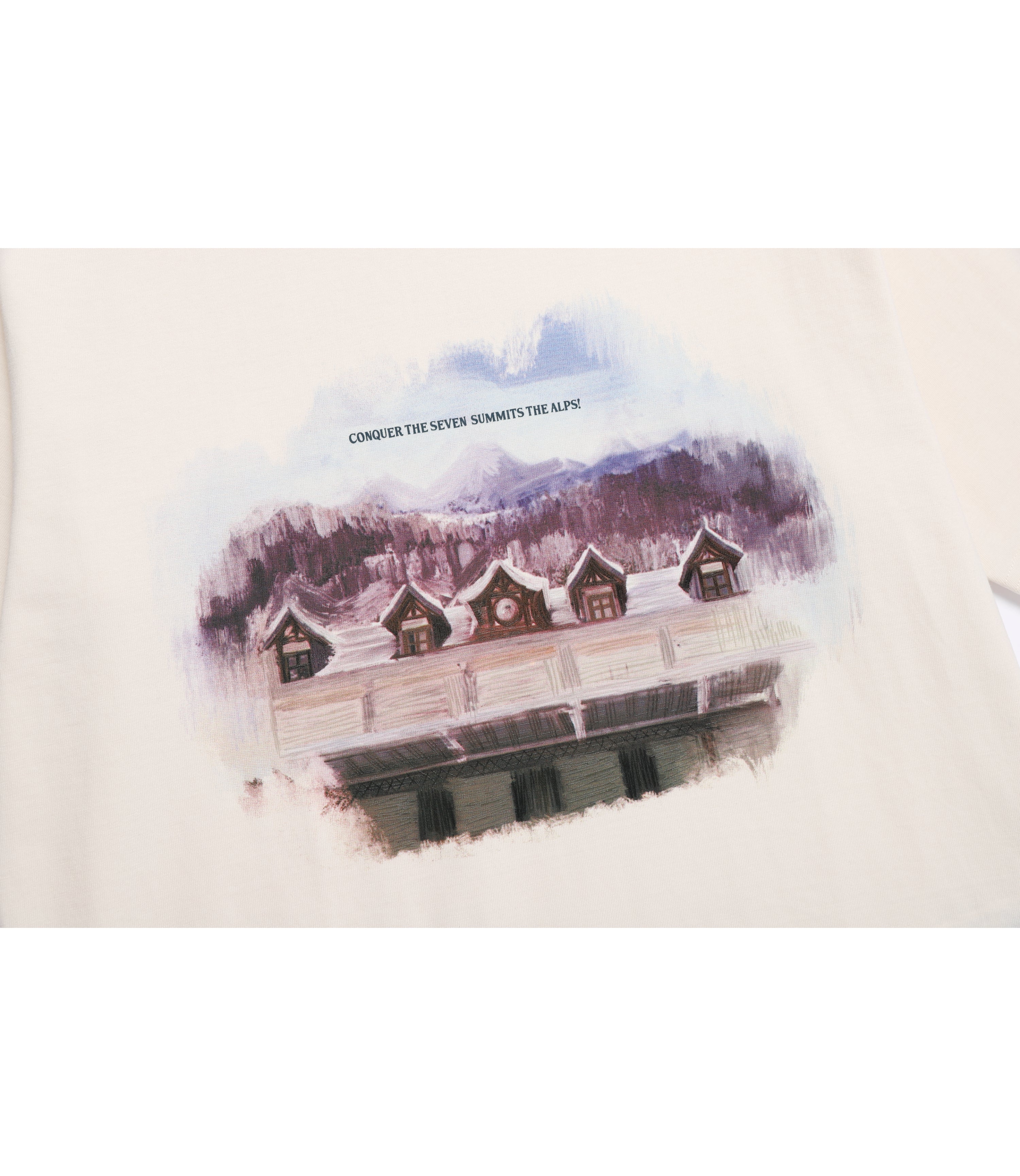Unisex NRN Graphic Short Sleeve Tee<br>IVORY