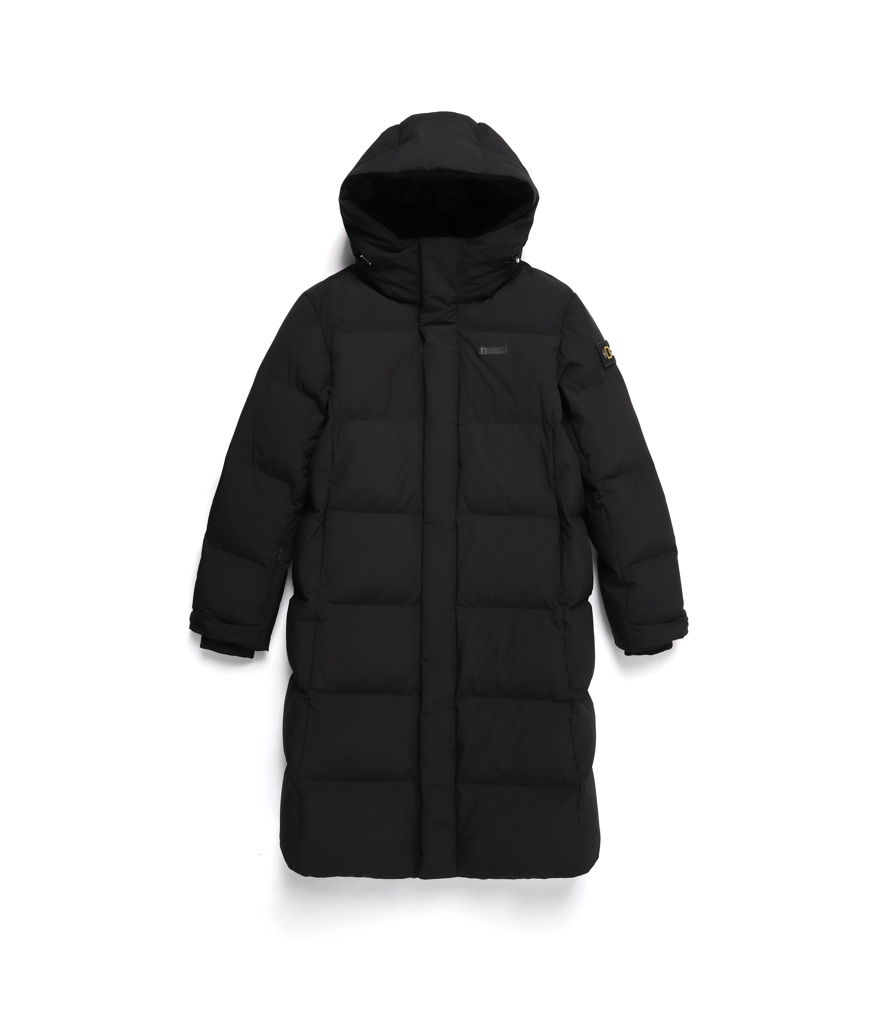 Unisex CAYMAN Pro Long Goose Down Jacket<br>CARBON BLACK