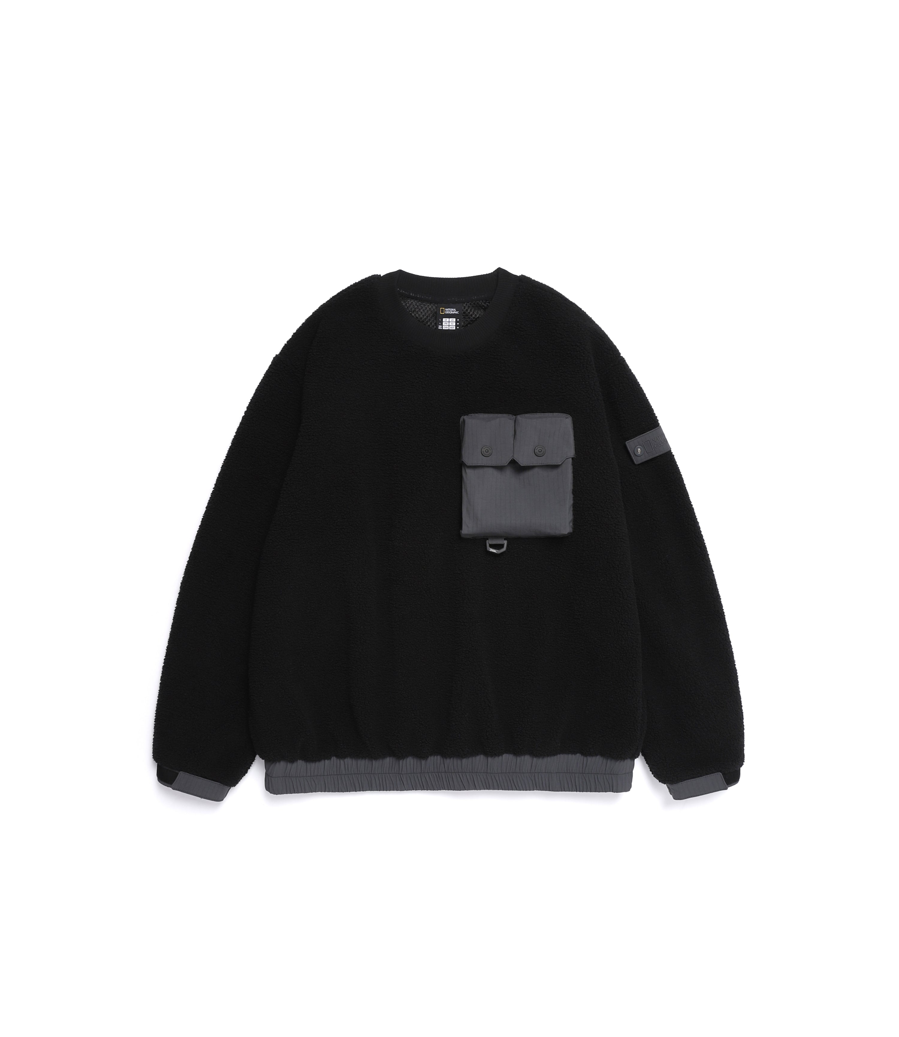 Unisex NRN Utility Sweatshirt<br>BLACK