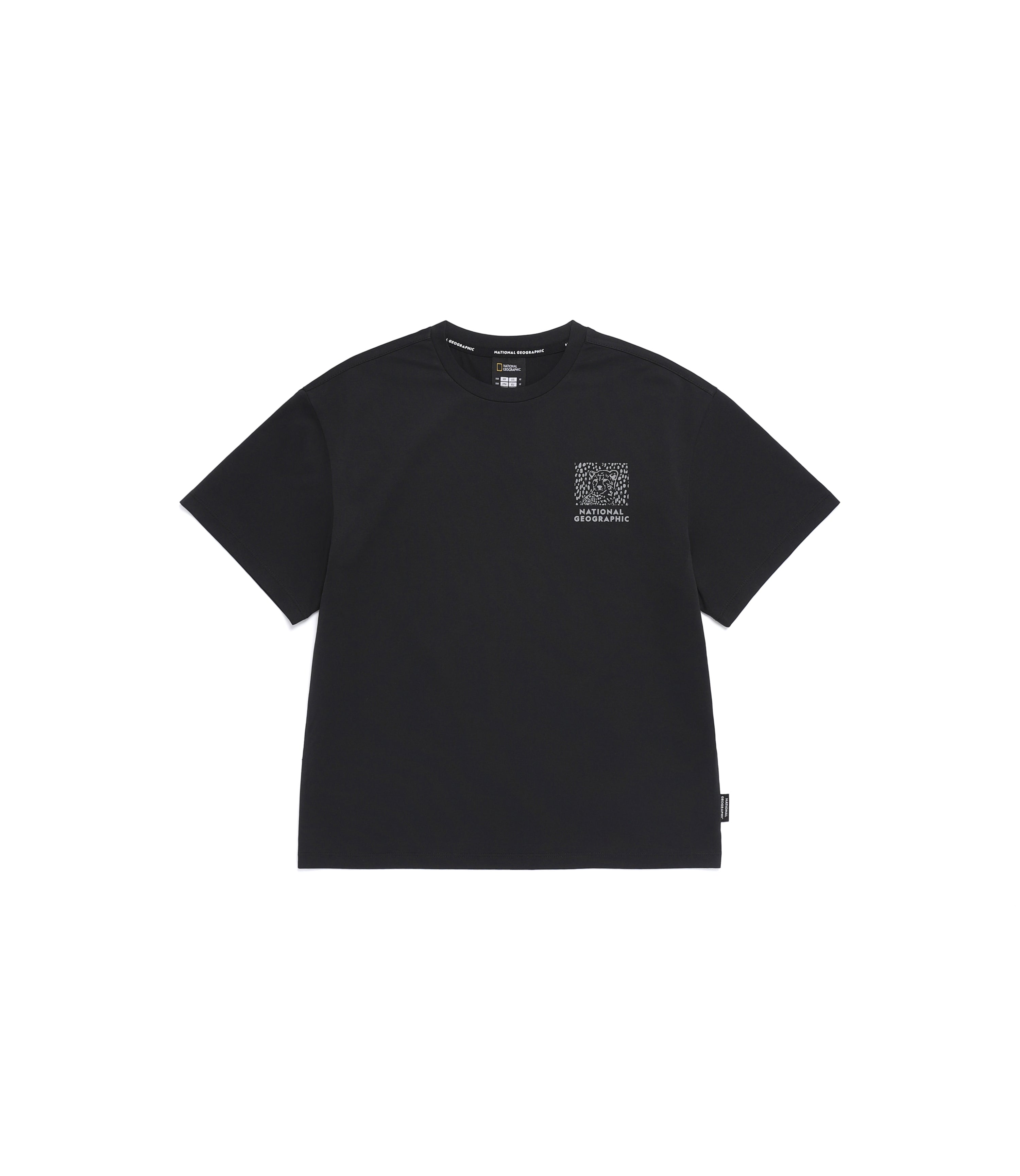 Kid's Cooling Safari Graphic Short Sleeve Tee<br>CARBON BLACK