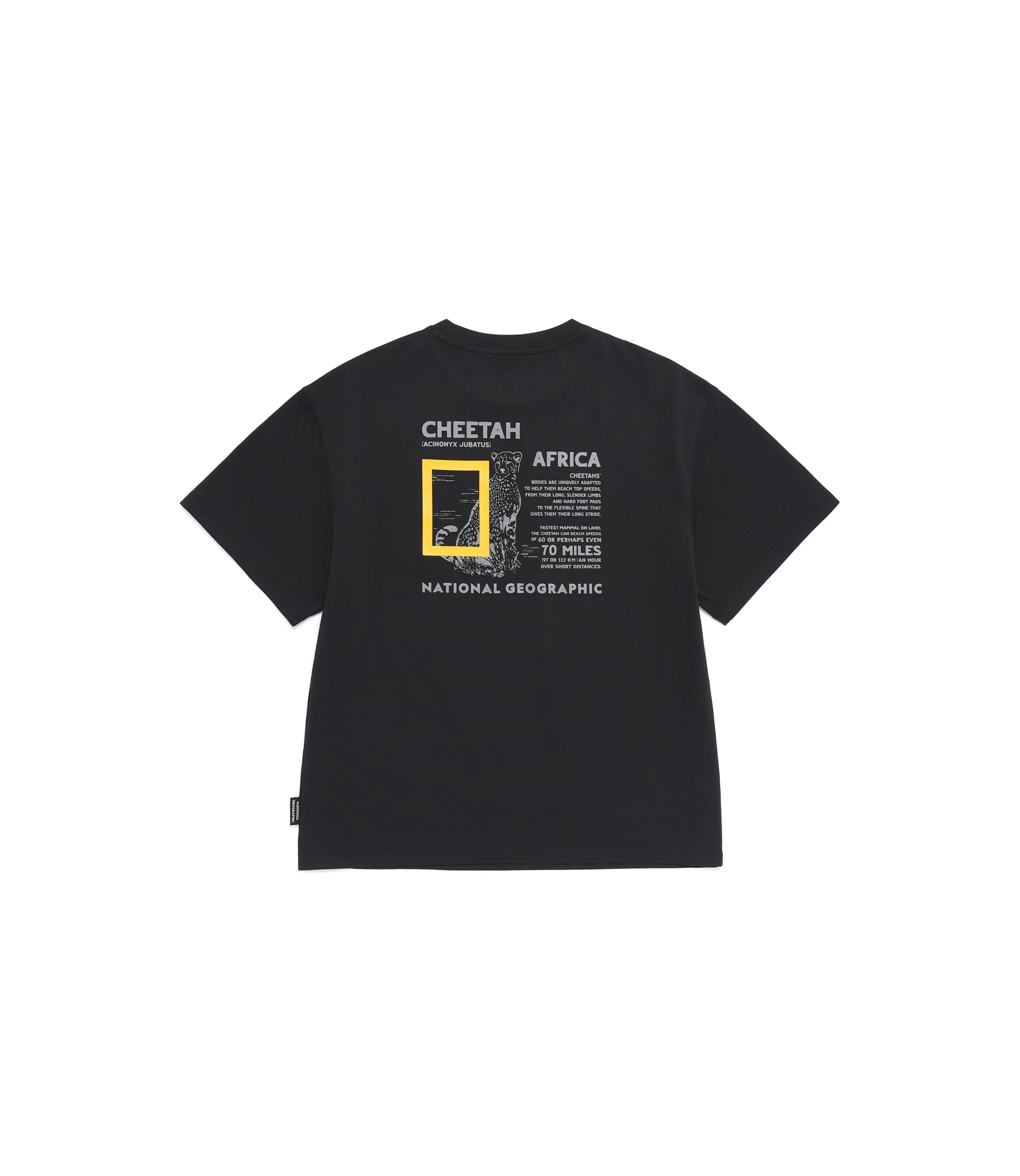 Kid's Cooling Safari Graphic Short Sleeve Tee<br>CARBON BLACK