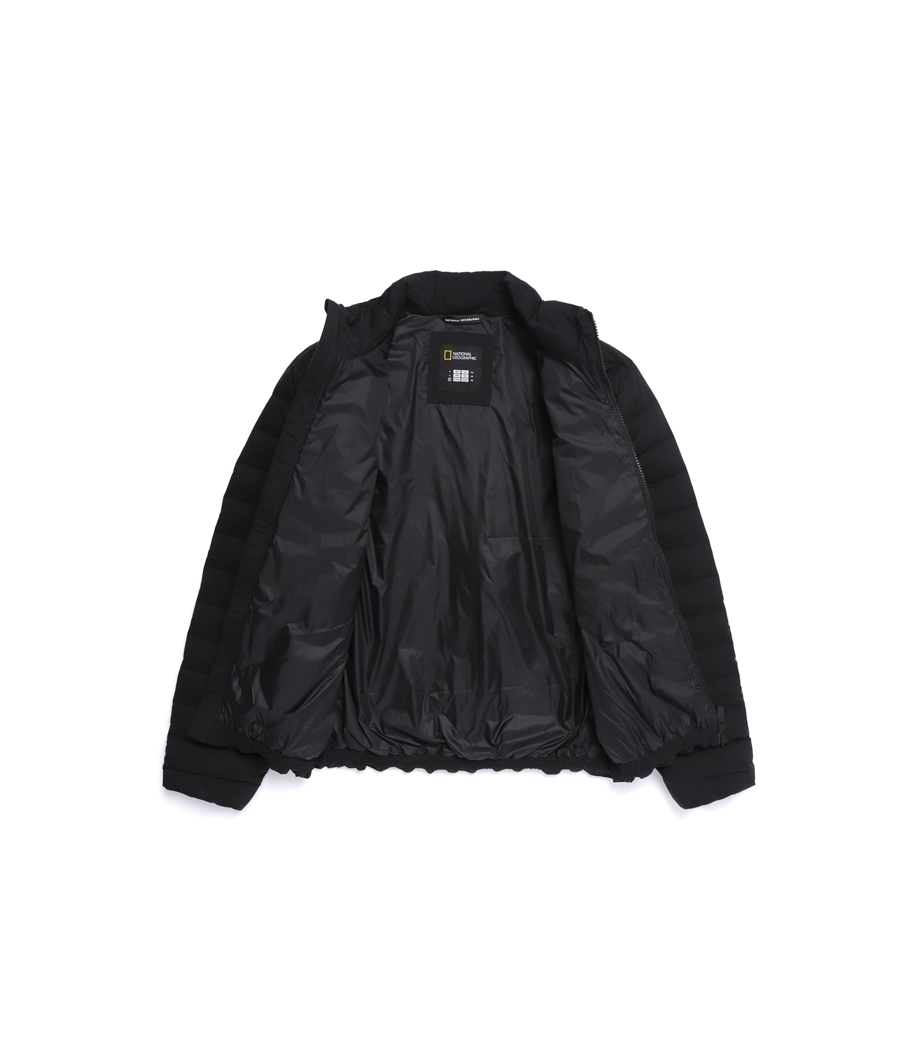 Unisex ATIK High-Neck Tube Goose Down Jumper<br>BLACK