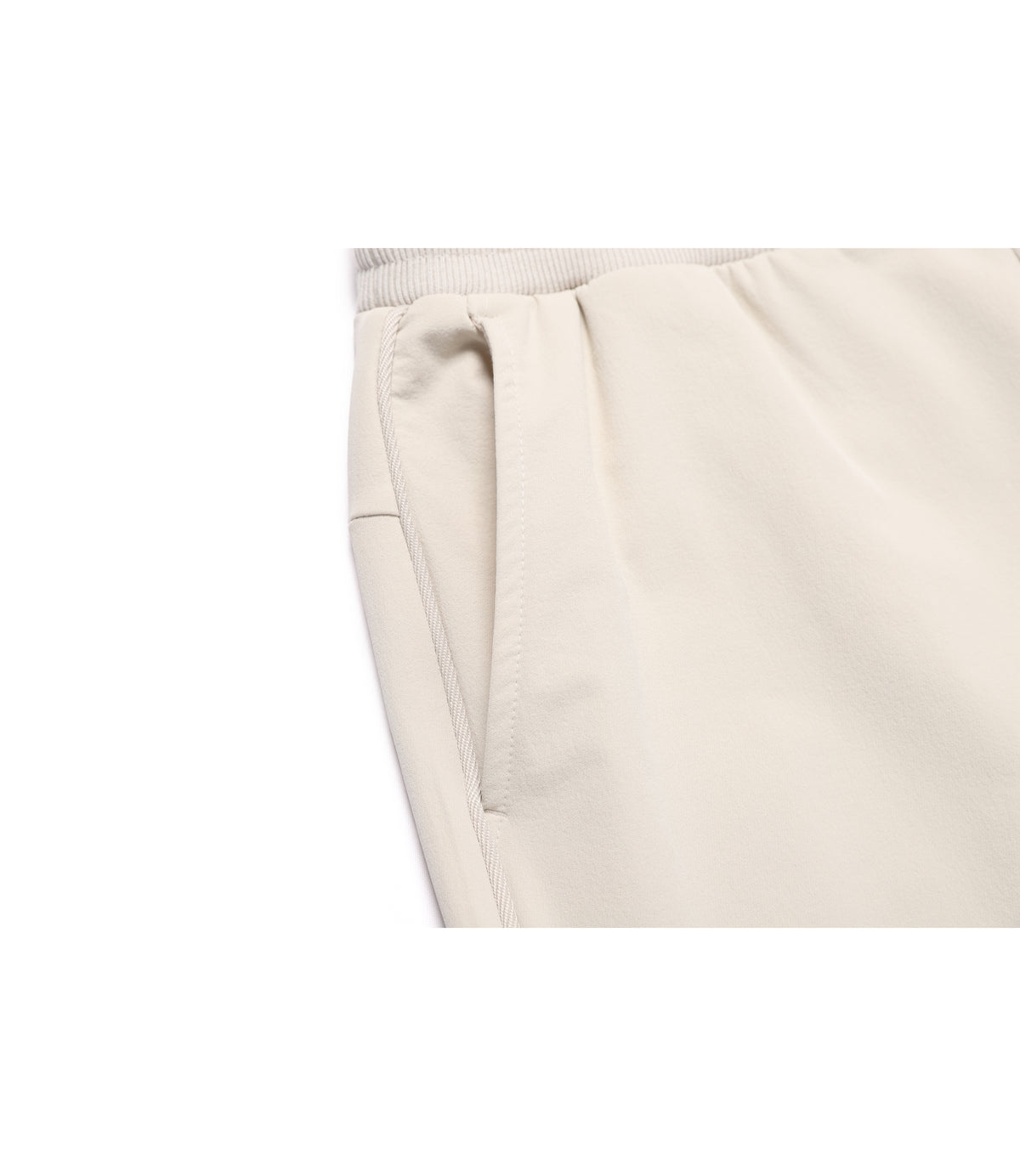 Women's ARCHELON Double-Warm Brushed Woven Relax Fit Straight Pants<br>SILVER BIRCH