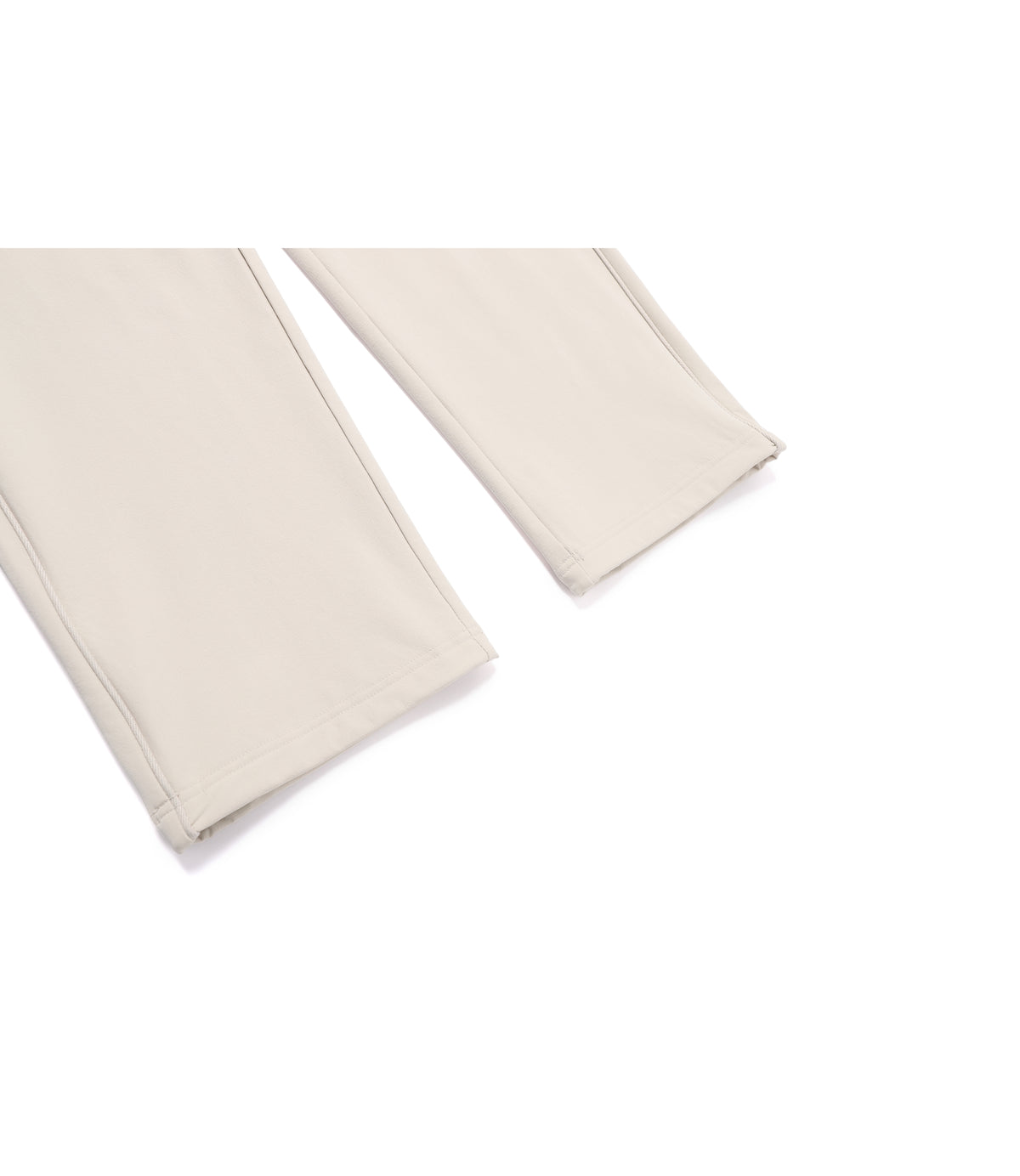 Women's ARCHELON Double-Warm Brushed Woven Relax Fit Straight Pants<br>SILVER BIRCH
