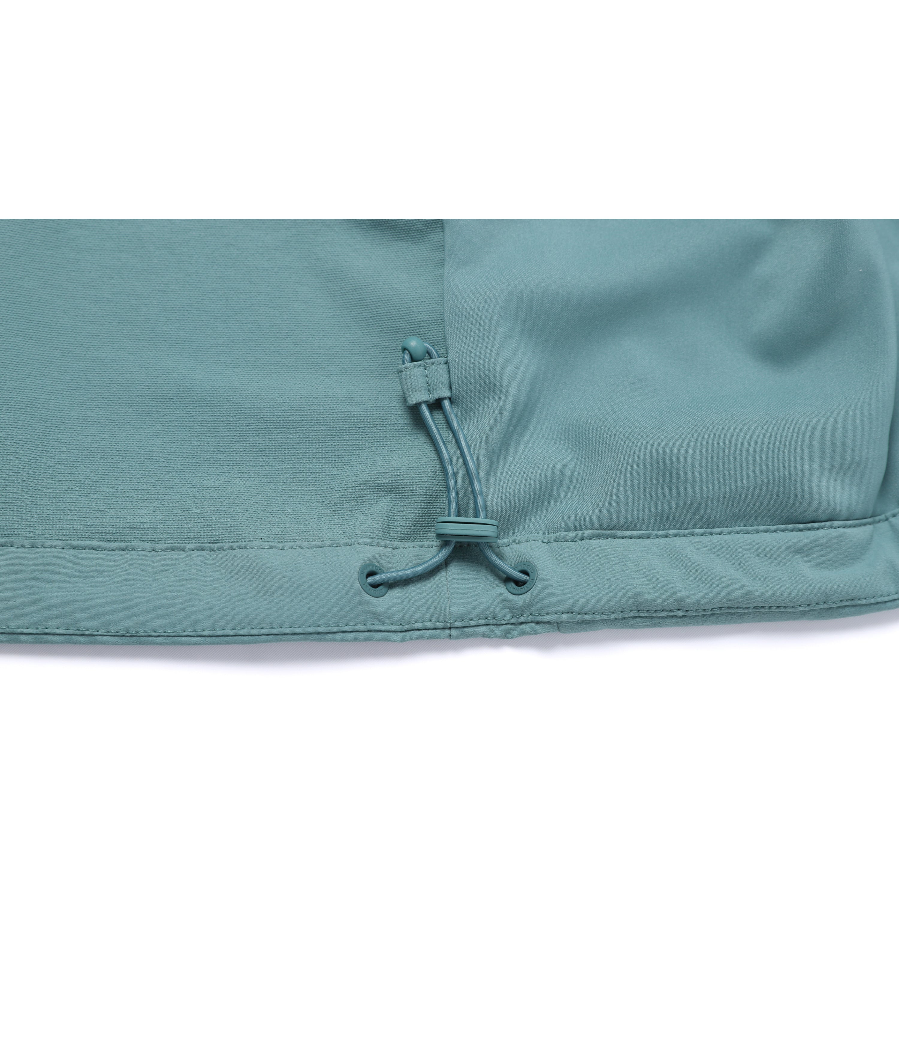 Unisex ARCHELON Woven Stretch Zip-Up Hoodie<br>LIGHT TEAL GREEN