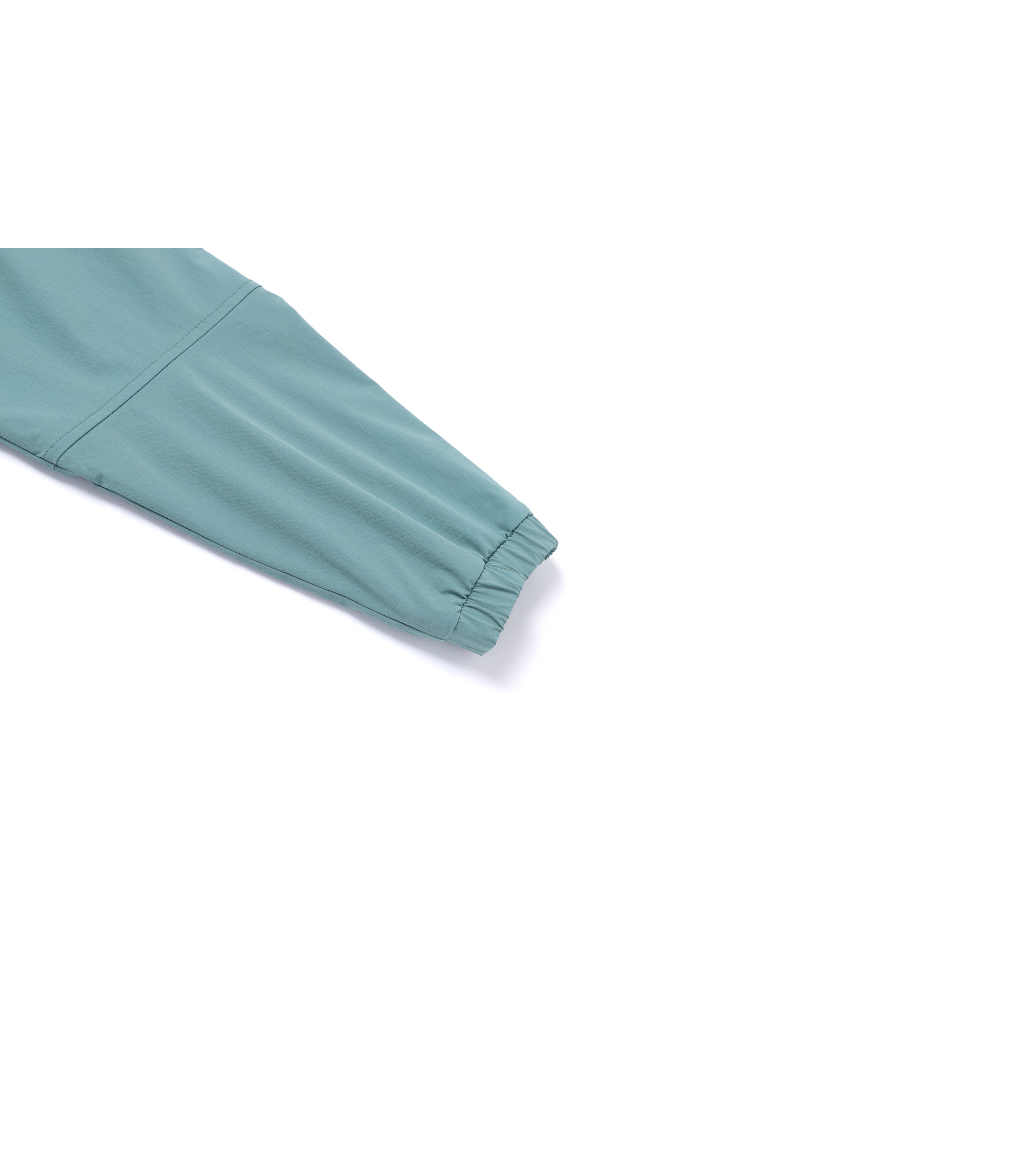 Unisex ARCHELON Woven Stretch Zip-Up Hoodie<br>LIGHT TEAL GREEN