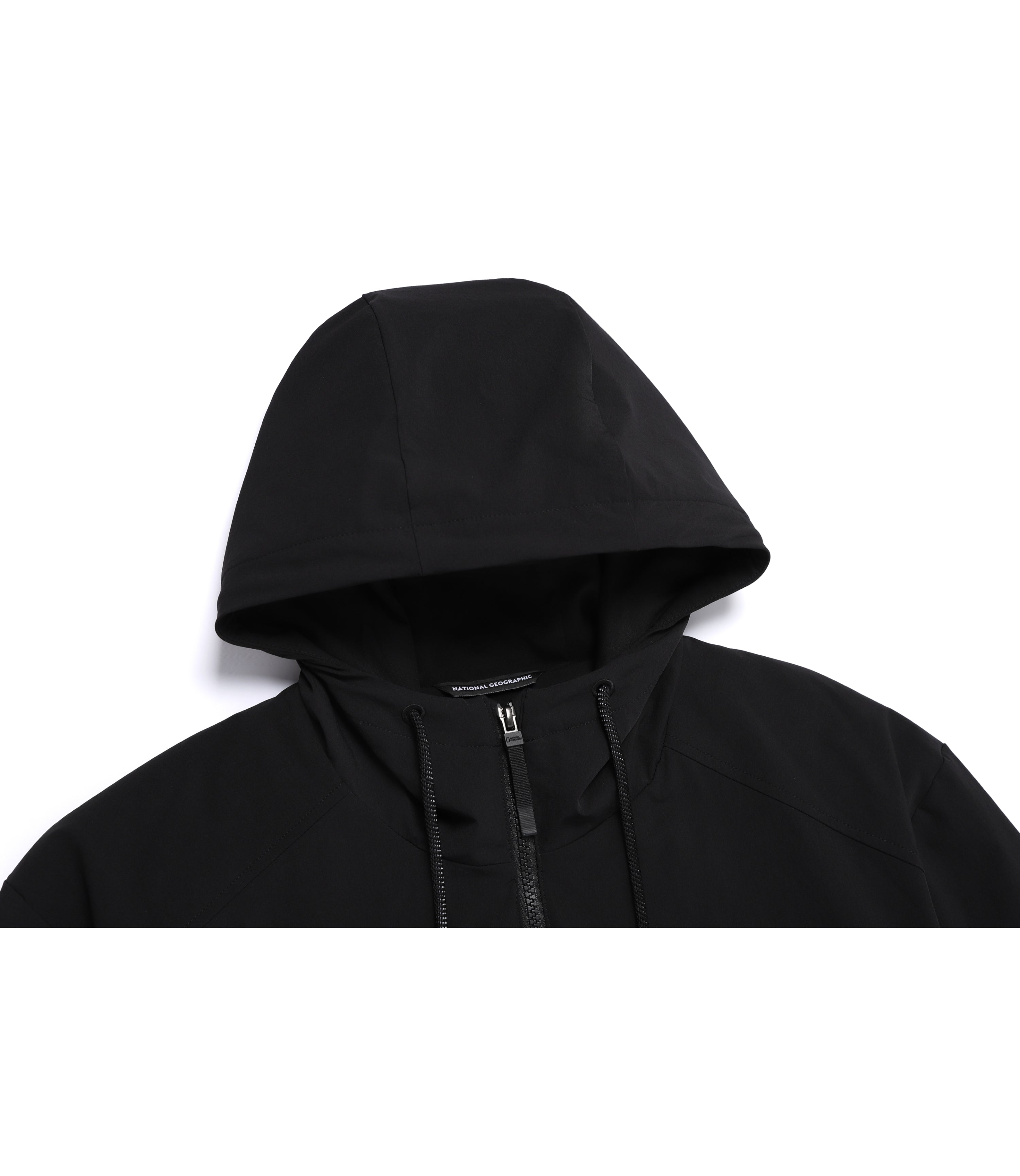 Women's ARCHELON Woven Stretch Training Zip-Up Hoodie<br>BLACK