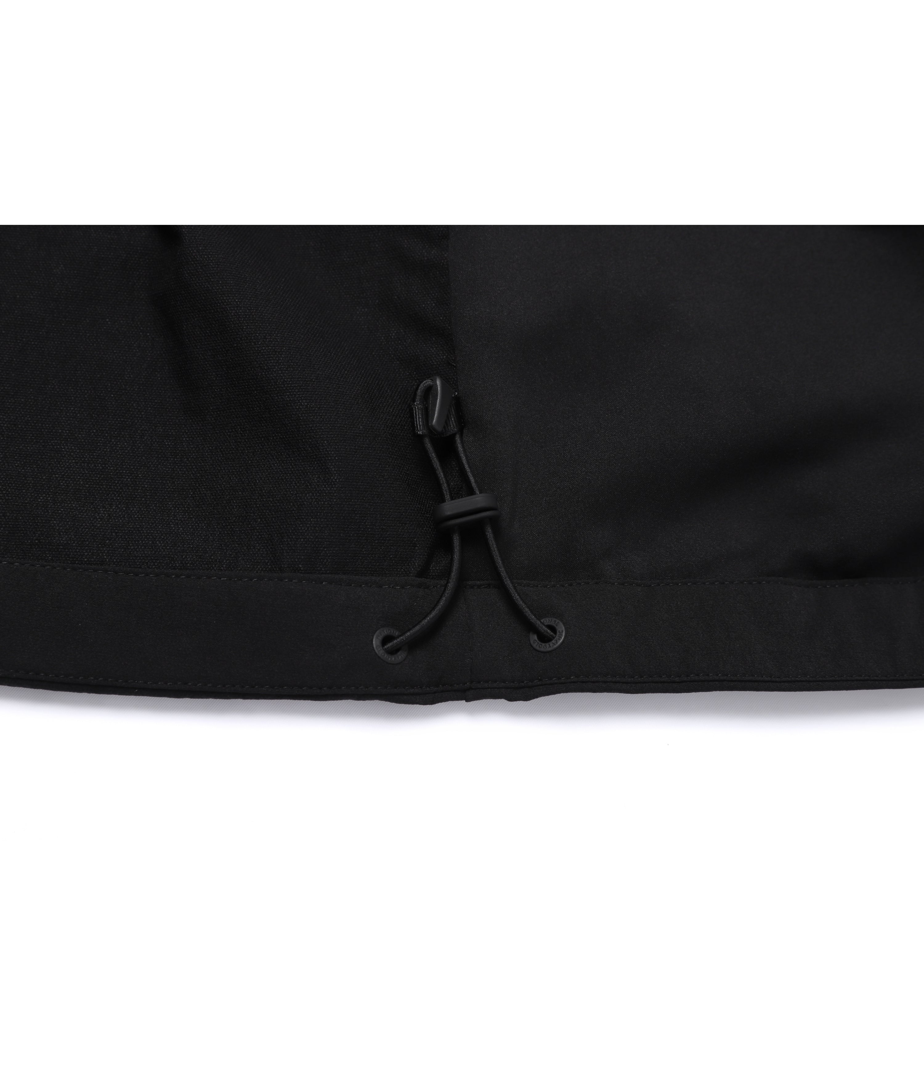 Women's ARCHELON Woven Stretch Training Zip-Up Hoodie<br>BLACK