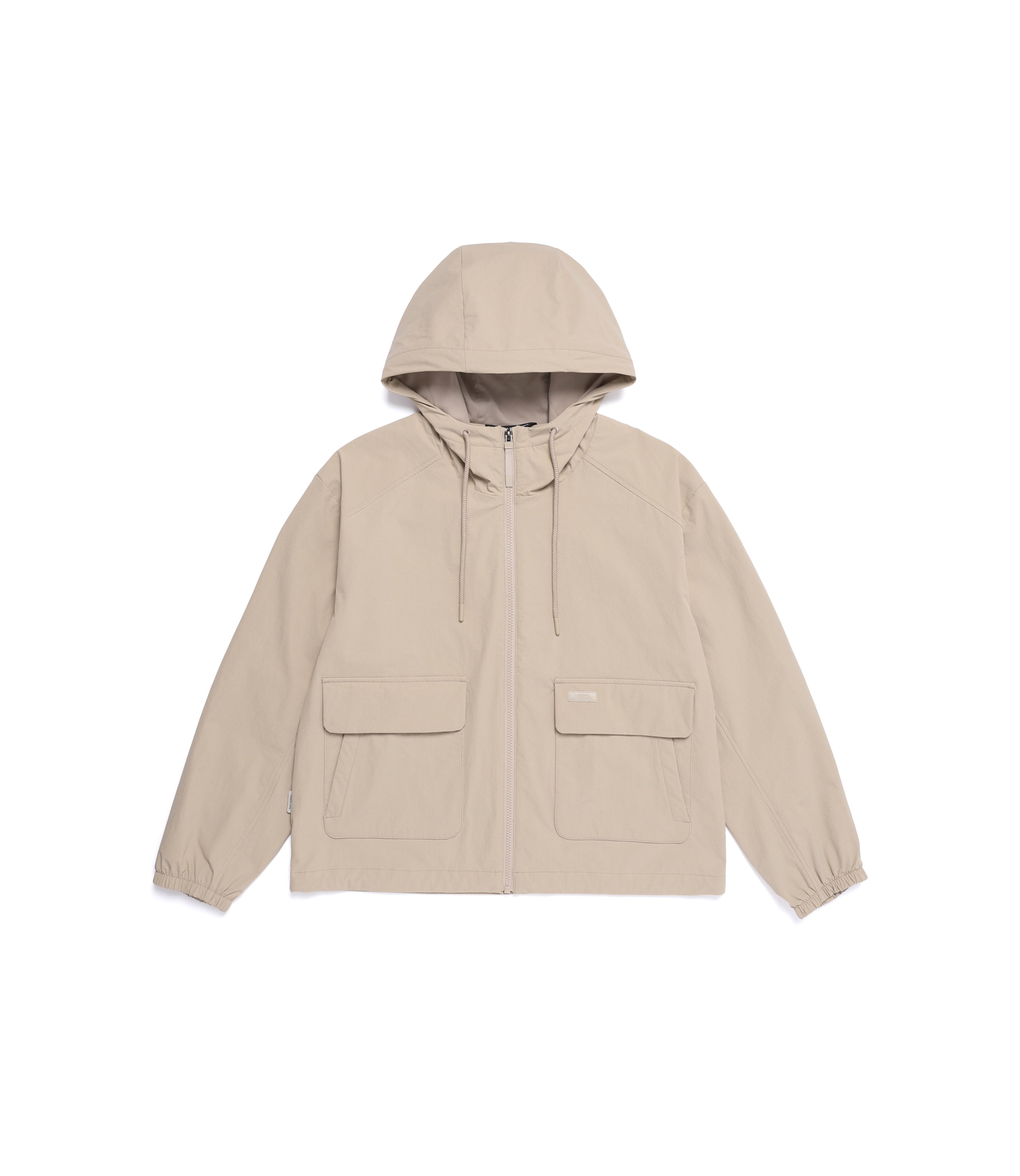 Women's ARCHELON Woven Stretch Training Zip-Up Hoodie<br>MOURNING BEIGE