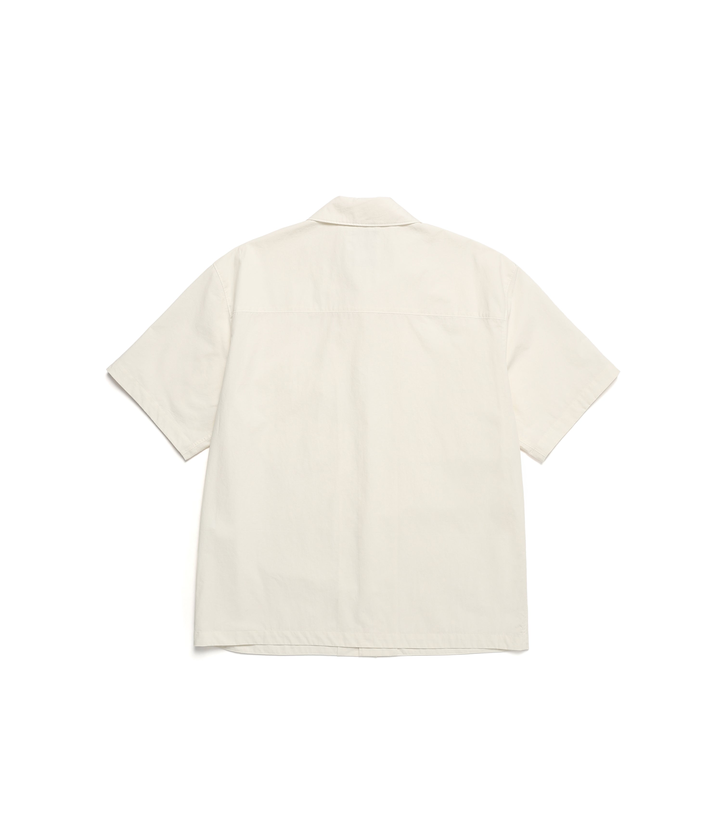 Men's Cotton Pocket Short Sleeve Shirts<br>CRYSTAL BEIGE
