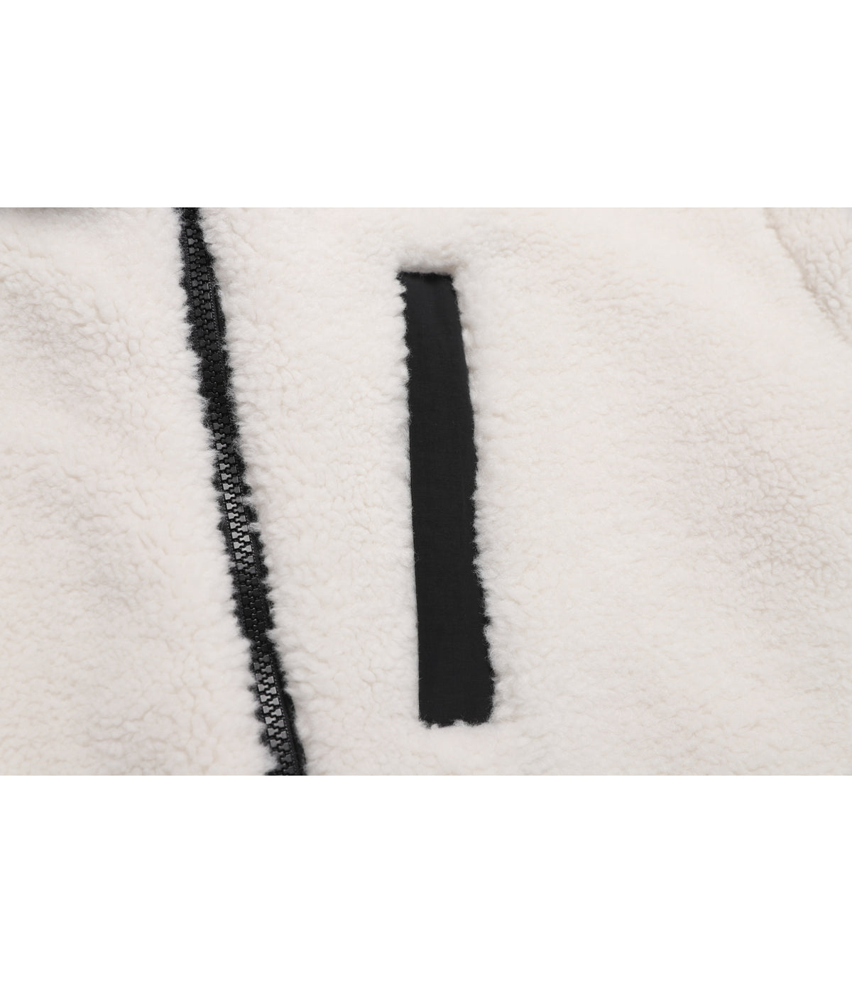 Unisex Costoni Hooded Fleece Jacket<br>O/WHITE