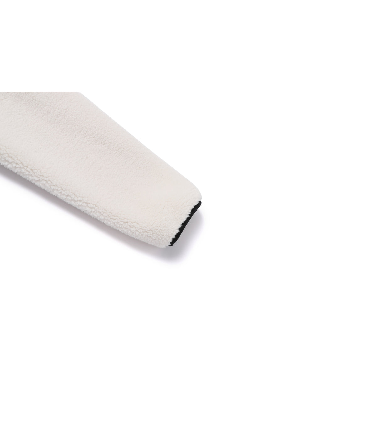 Unisex Costoni Hooded Fleece Jacket<br>O/WHITE