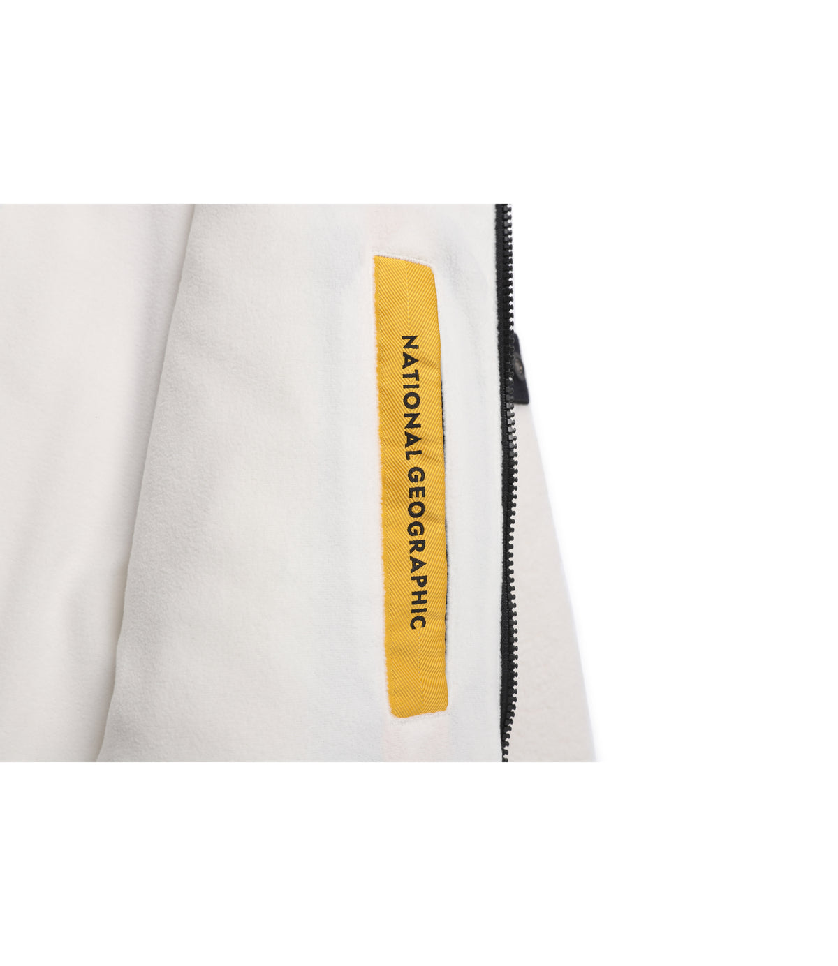 Unisex Costoni Hooded Fleece Jacket<br>O/WHITE