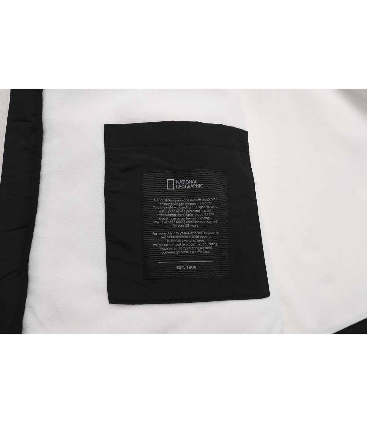 Unisex Costoni Hooded Fleece Jacket<br>O/WHITE